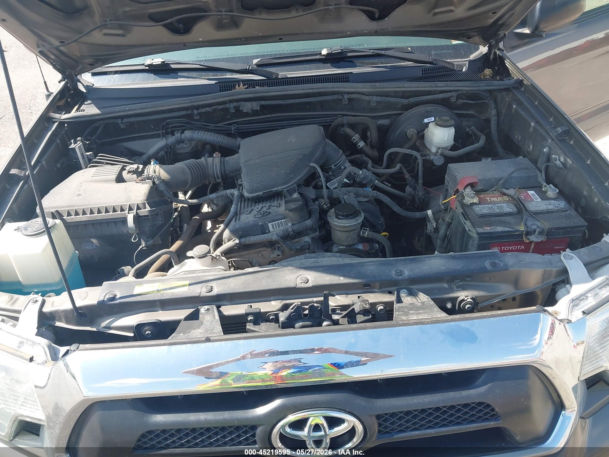 2013 Toyota Tacoma Gray vin: 5TFTX4CN6DX032178
