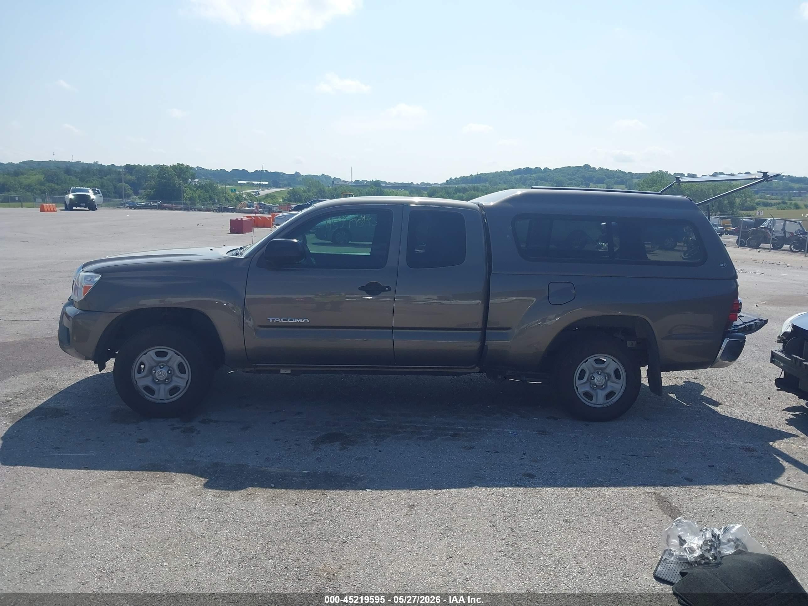 2013 Toyota Tacoma Gray vin: 5TFTX4CN6DX032178