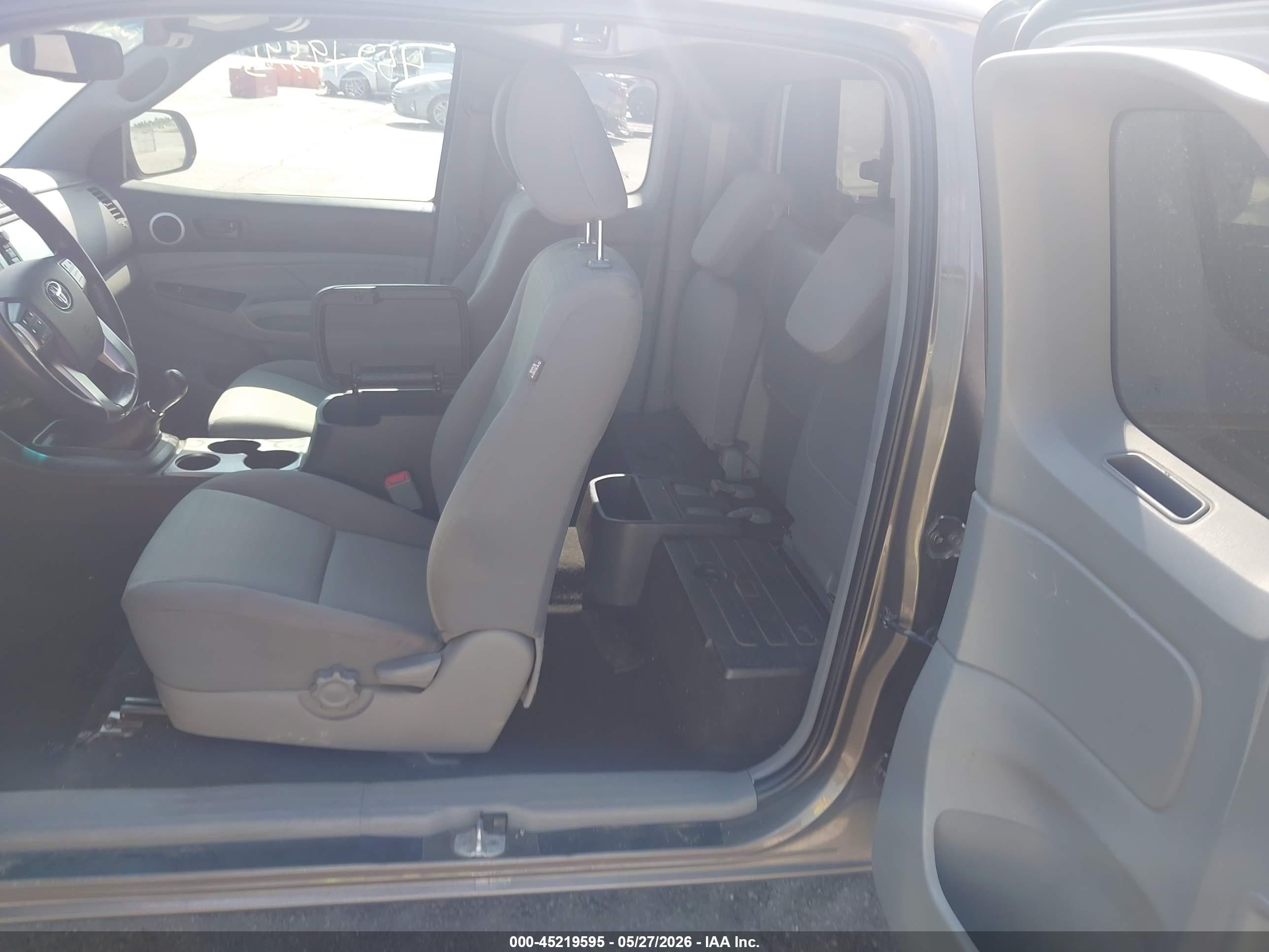 2013 Toyota Tacoma Gray vin: 5TFTX4CN6DX032178