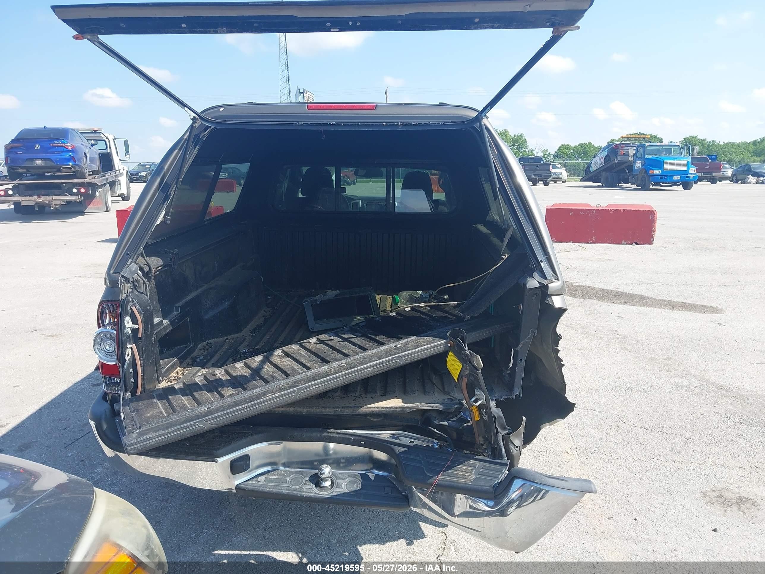 2013 Toyota Tacoma Gray vin: 5TFTX4CN6DX032178