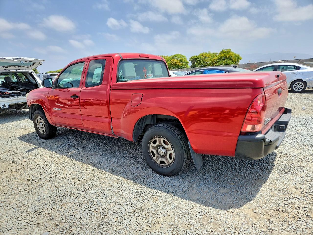 2012 Toyota Tacoma Access Cab Красный vin: 5TFTX4CN7CX014075