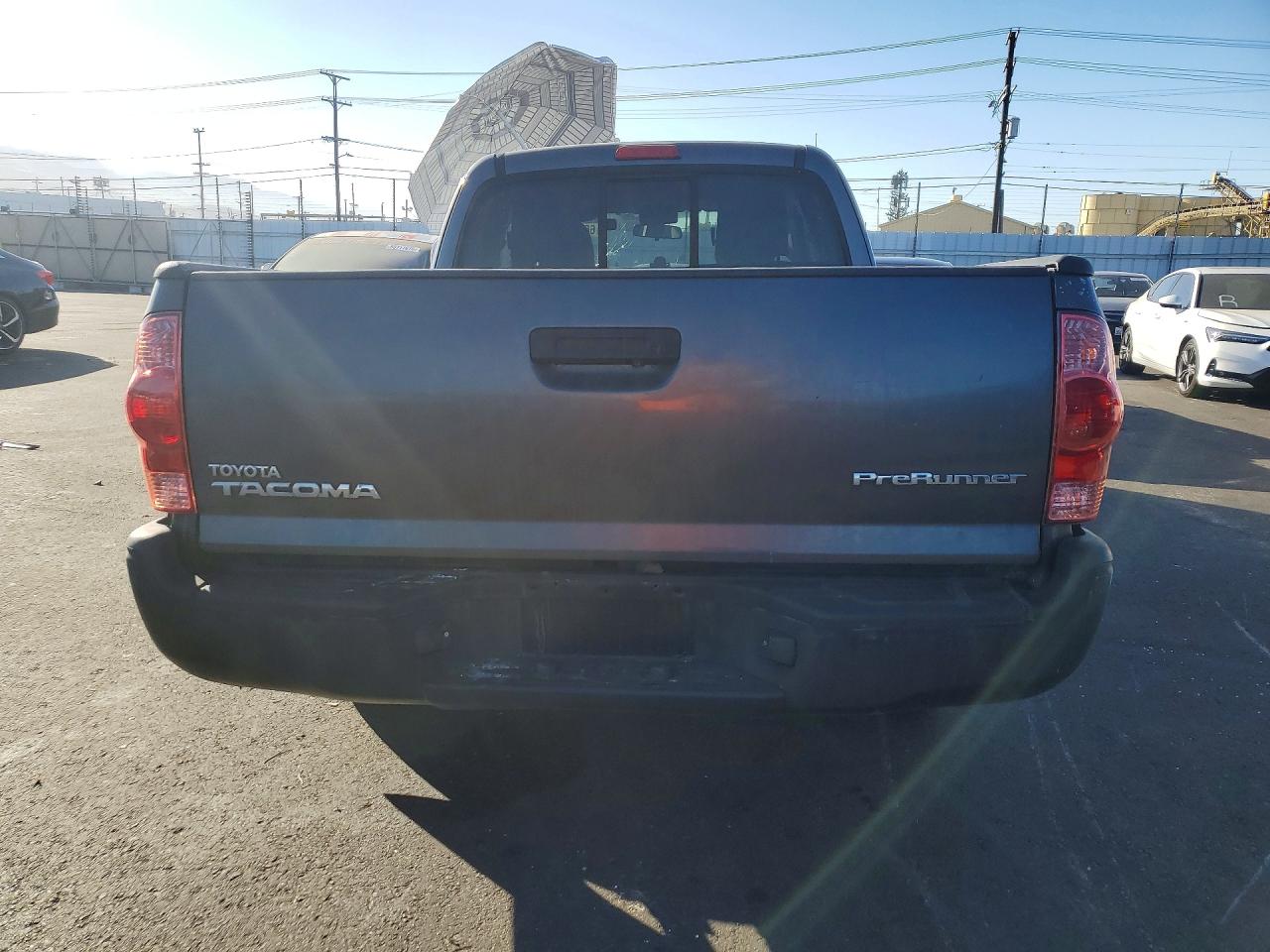 2013 Toyota Tacoma Access Cab Gray vin: 5TFTX4CN7DX023585