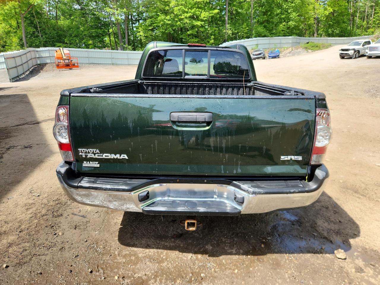 2014 Toyota Tacoma Access Cab Зеленый vin: 5TFTX4CN7EX045216