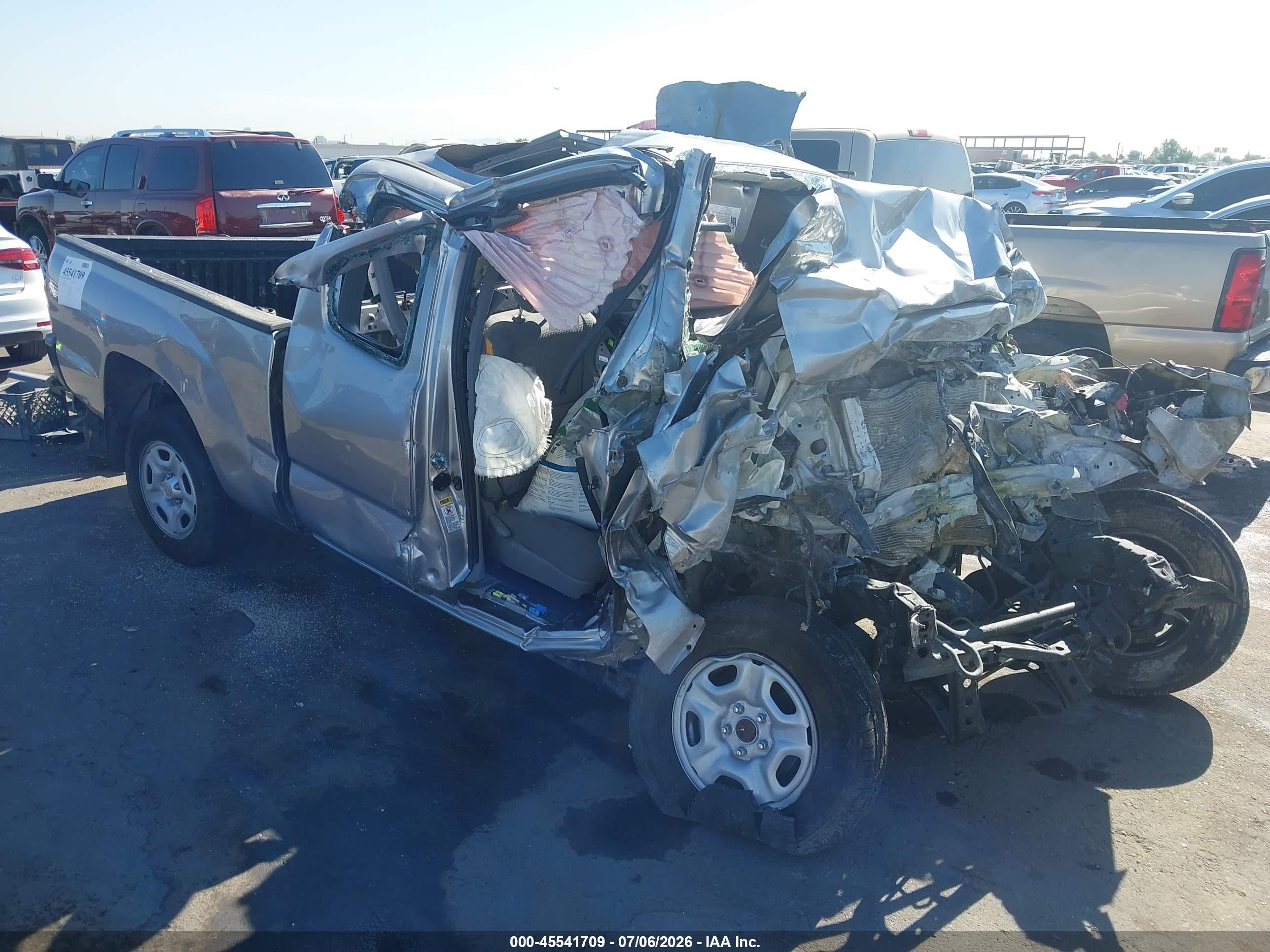 2015 Toyota Tacoma   Gray vin: 5TFTX4CN7FX064916