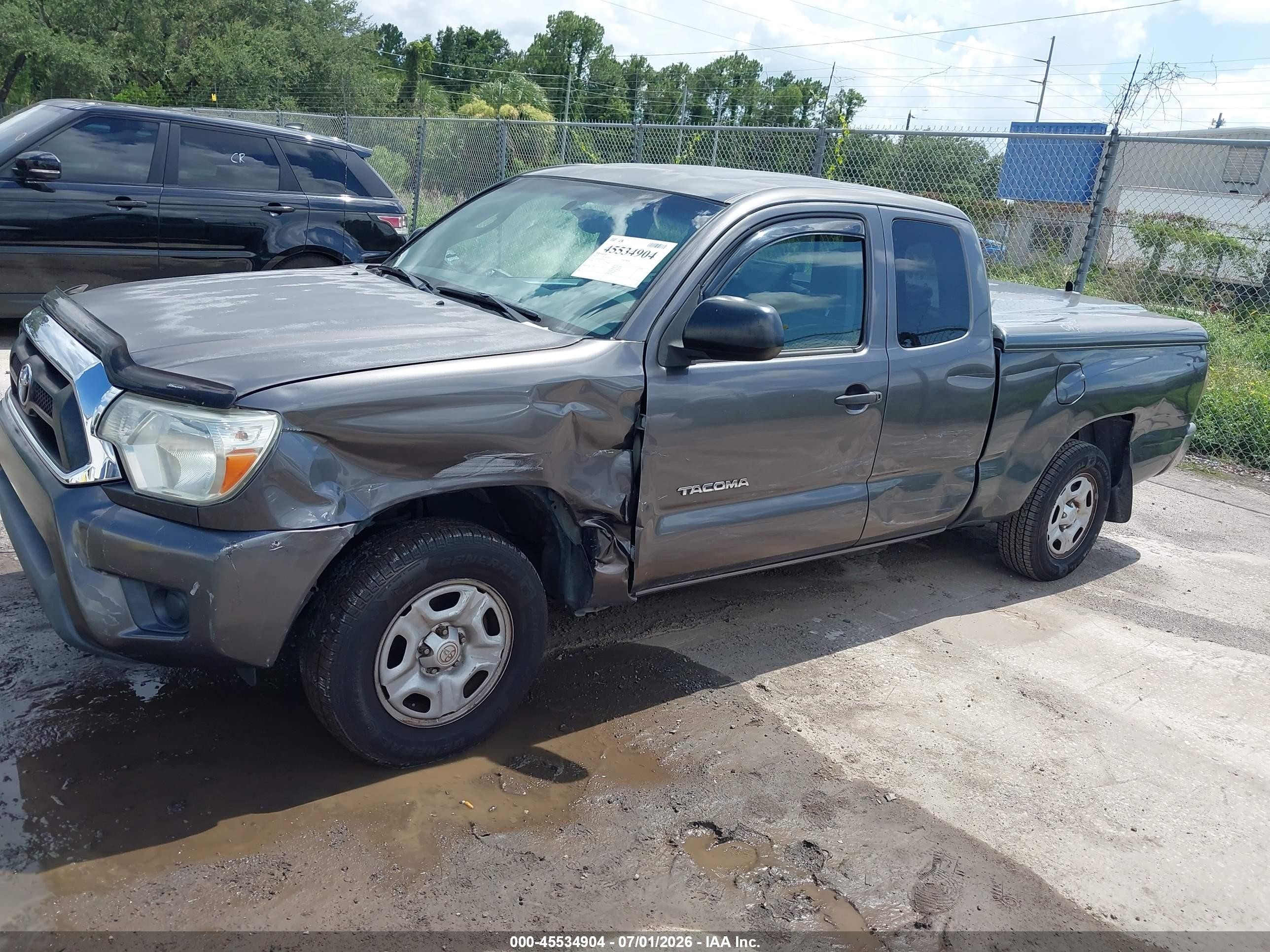 2013 Toyota Tacoma   Gray vin: 5TFTX4CN8DX027712