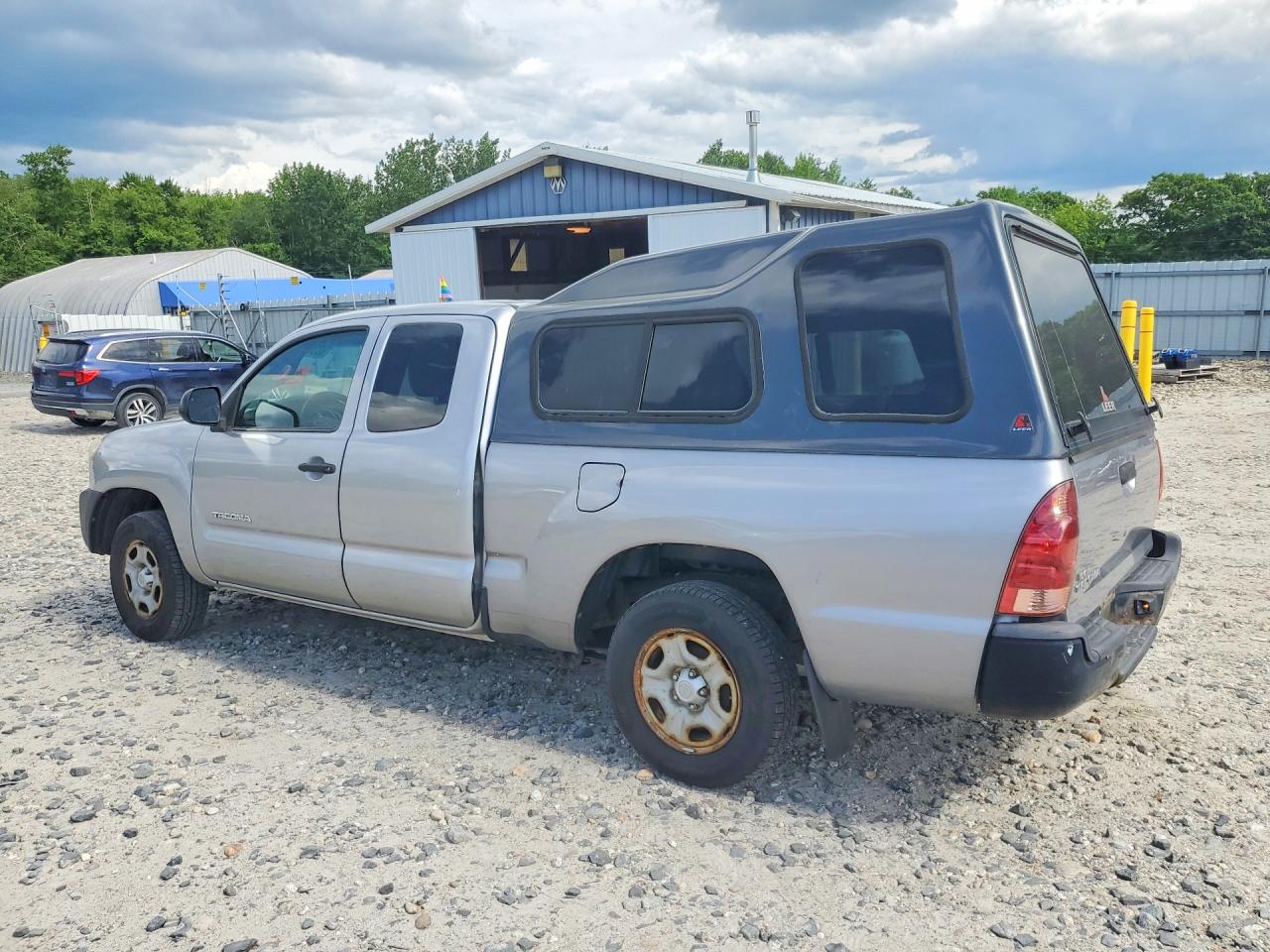 2014 Toyota Tacoma Access Cab Silver vin: 5TFTX4CN8EX042003