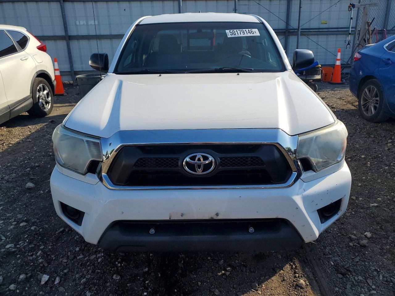 2014 Toyota Tacoma Access Cab White vin: 5TFTX4CN8EX047539