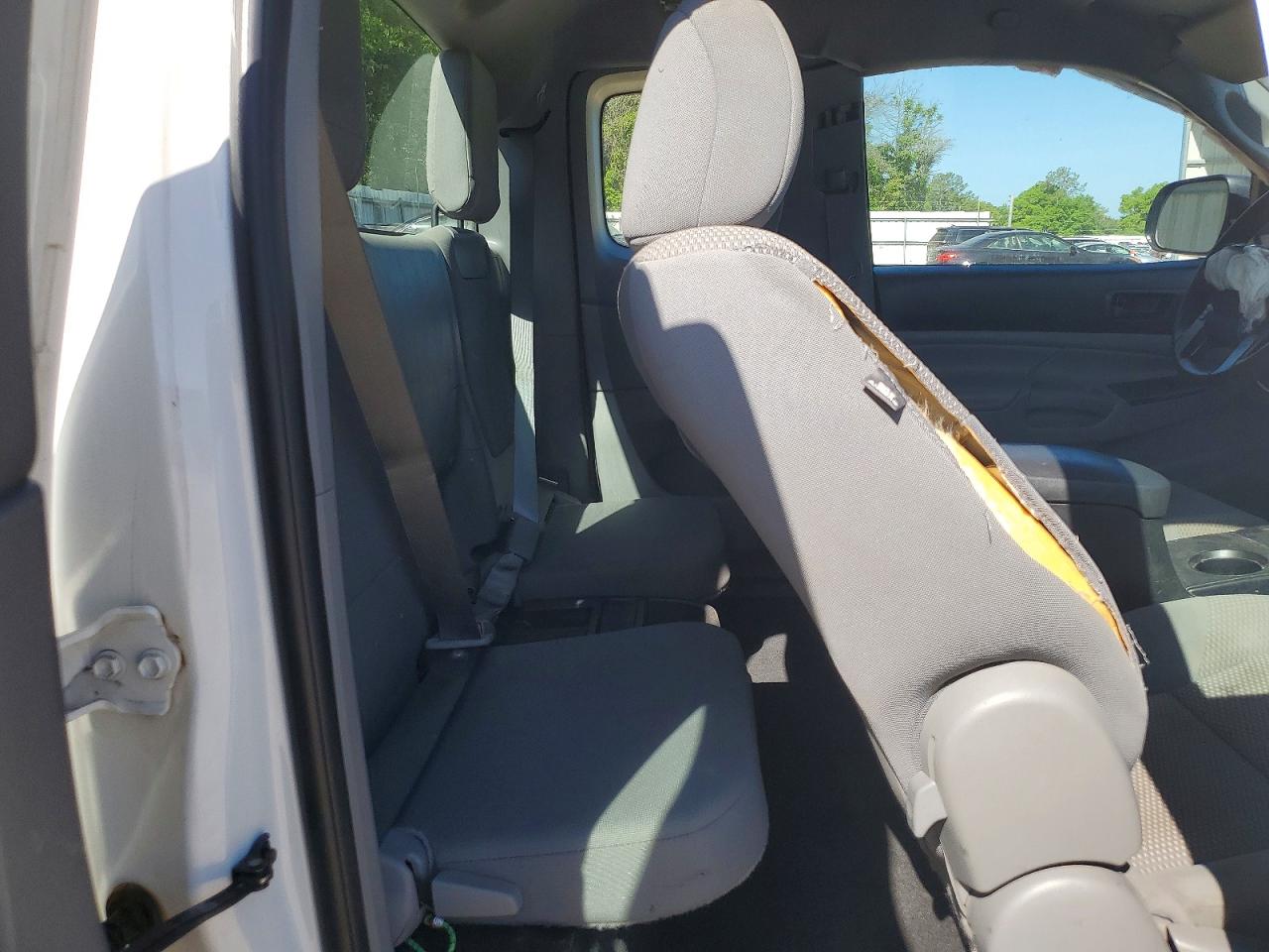 2015 Toyota Tacoma Access Cab White vin: 5TFTX4CN8FX048353