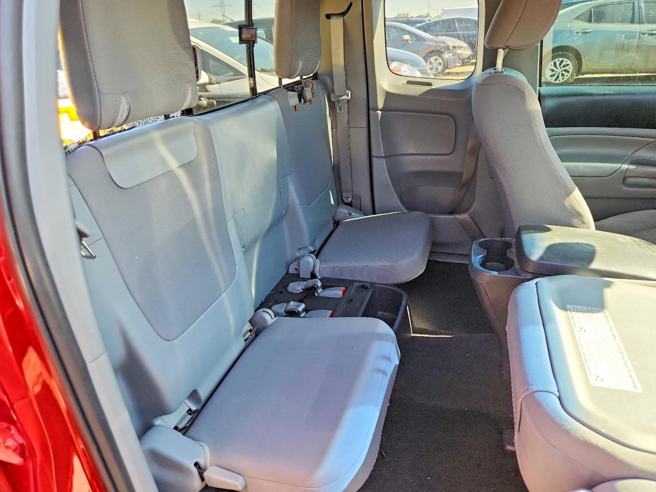 2013 Toyota Tacoma Access Cab Red vin: 5TFTX4CN9DX031056