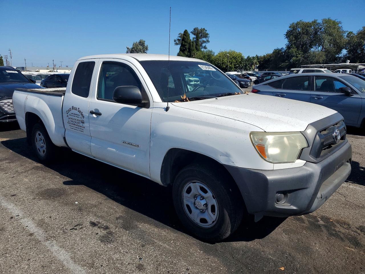 2015 Toyota Tacoma Base White vin: 5TFTX4CN9FX049964