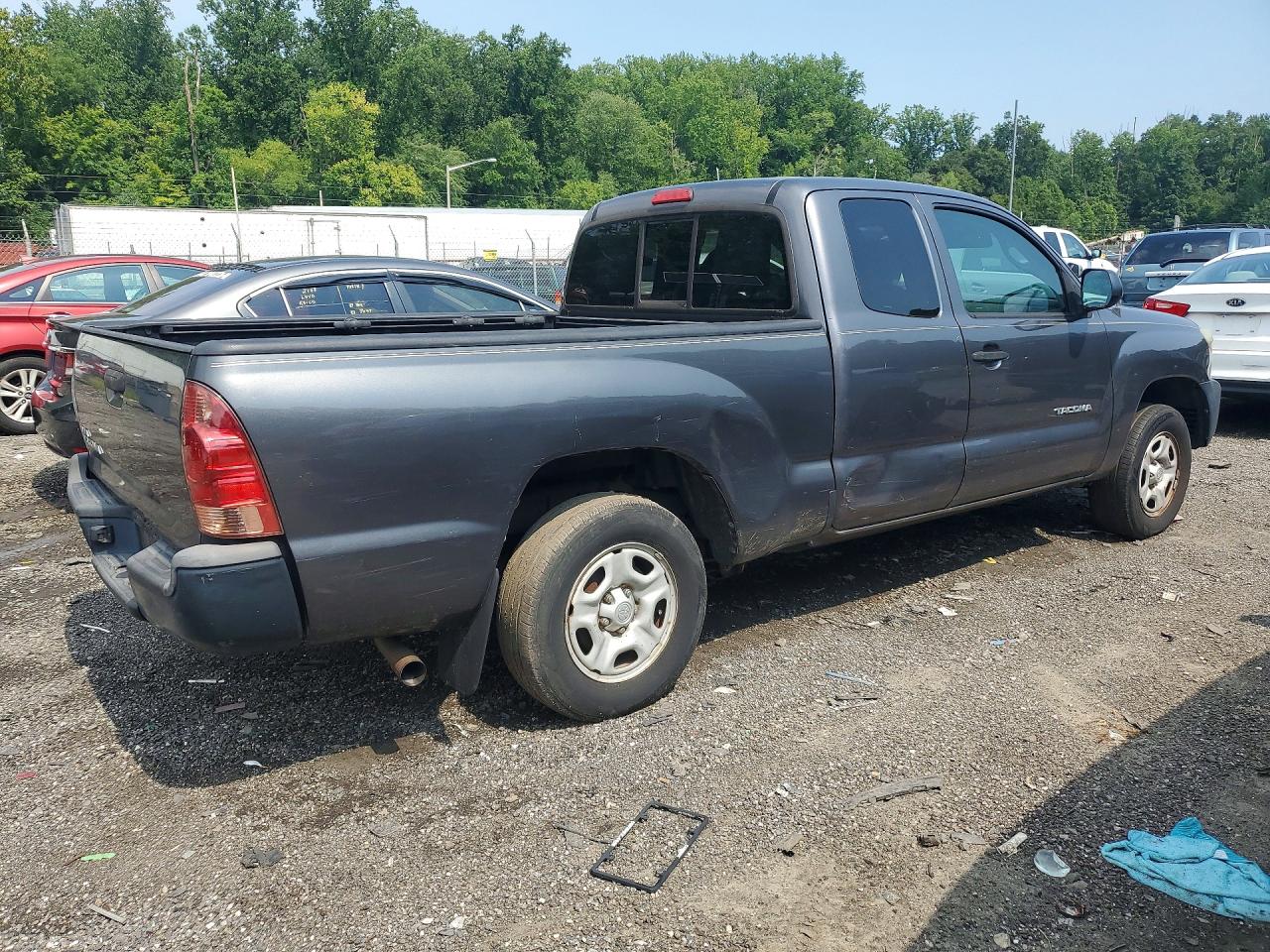 2014 Toyota Tacoma Base Gray vin: 5TFTX4CNXEX044738