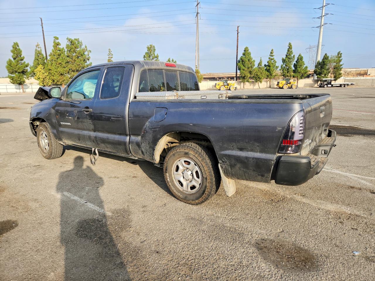 2014 Toyota Tacoma Base Gray vin: 5TFTX4CNXEX046327