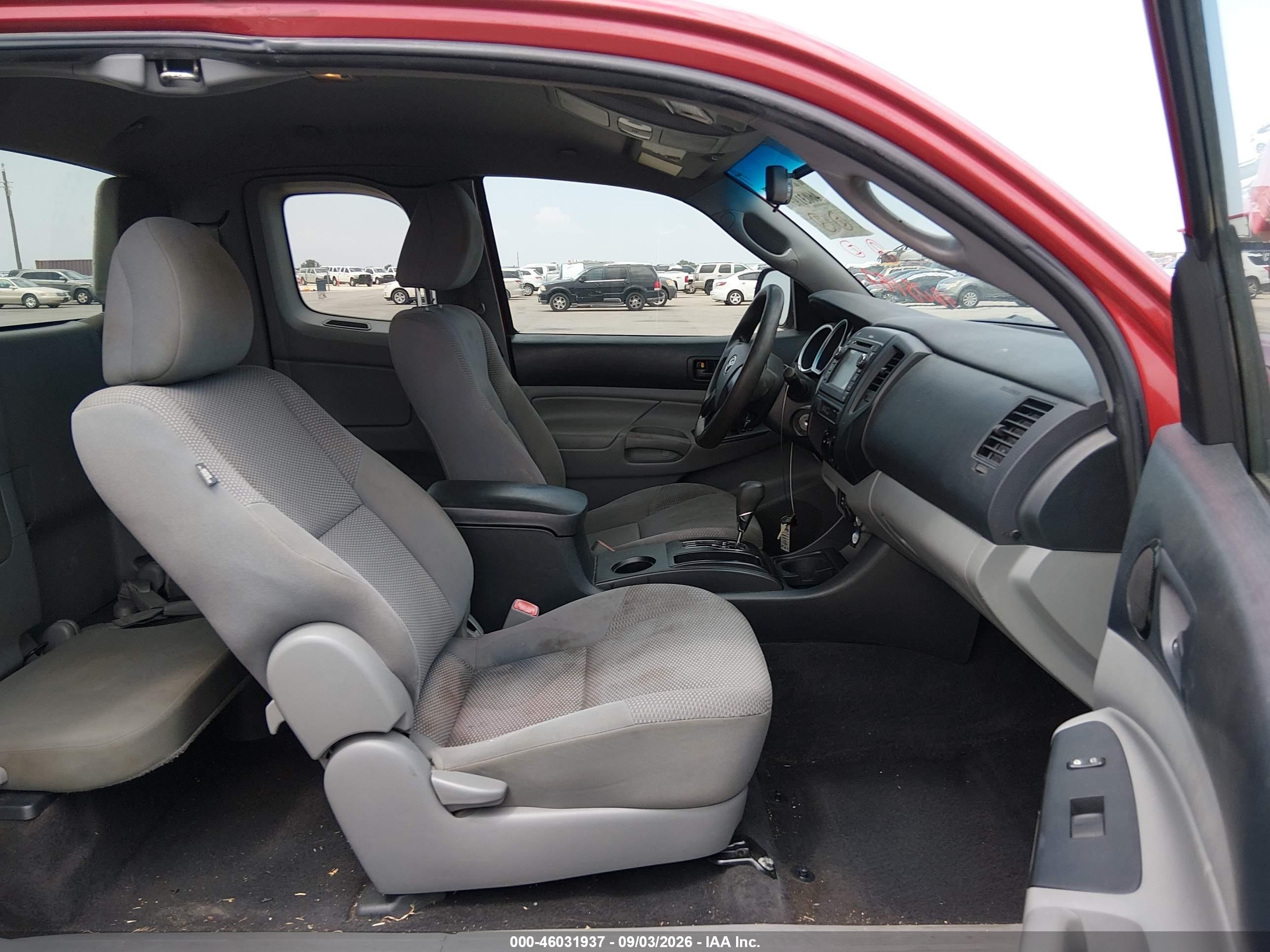 2013 Toyota Tacoma Prerunner Red vin: 5TFTX4GN0DX023549