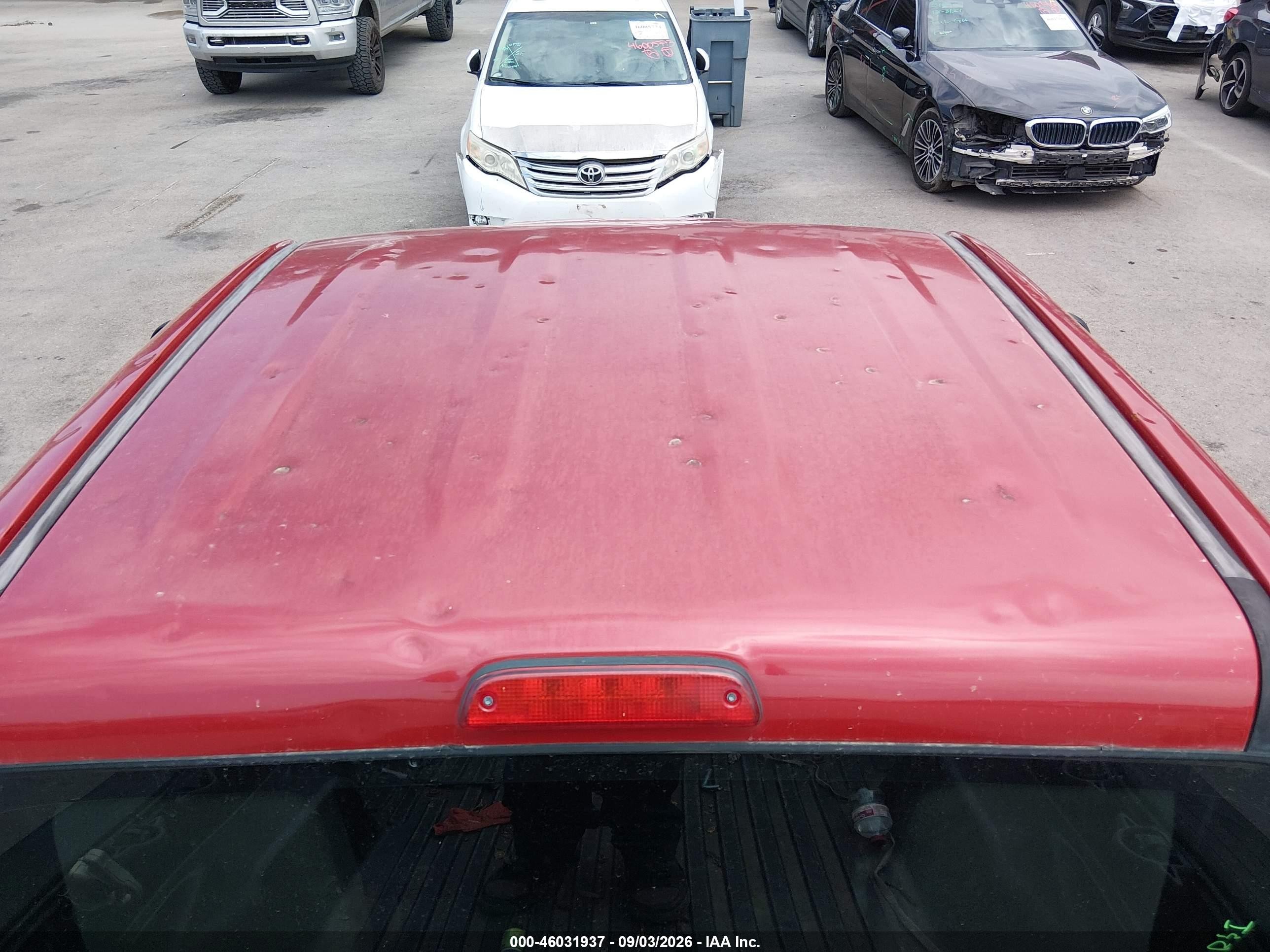 2013 Toyota Tacoma Prerunner Red vin: 5TFTX4GN0DX023549