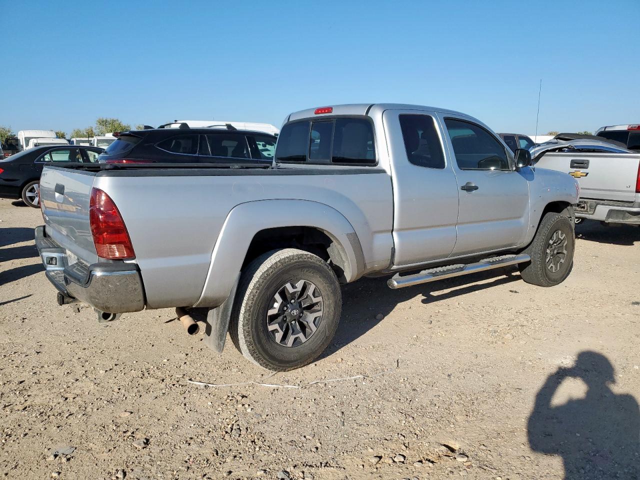 2011 Toyota Tacoma Prerunner Access Cab Gray vin: 5TFTX4GN1BX005669