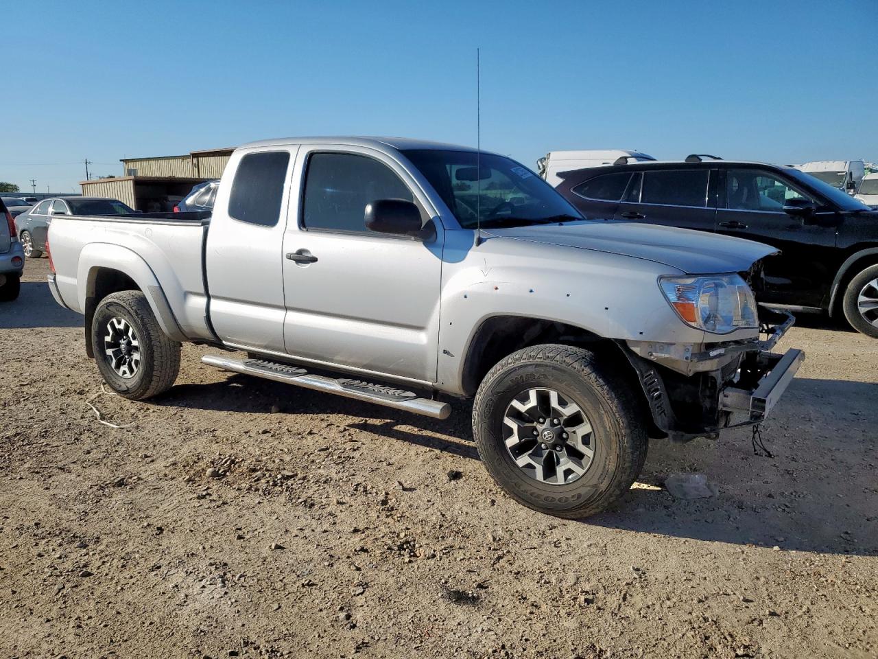 2011 Toyota Tacoma Prerunner Access Cab Gray vin: 5TFTX4GN1BX005669