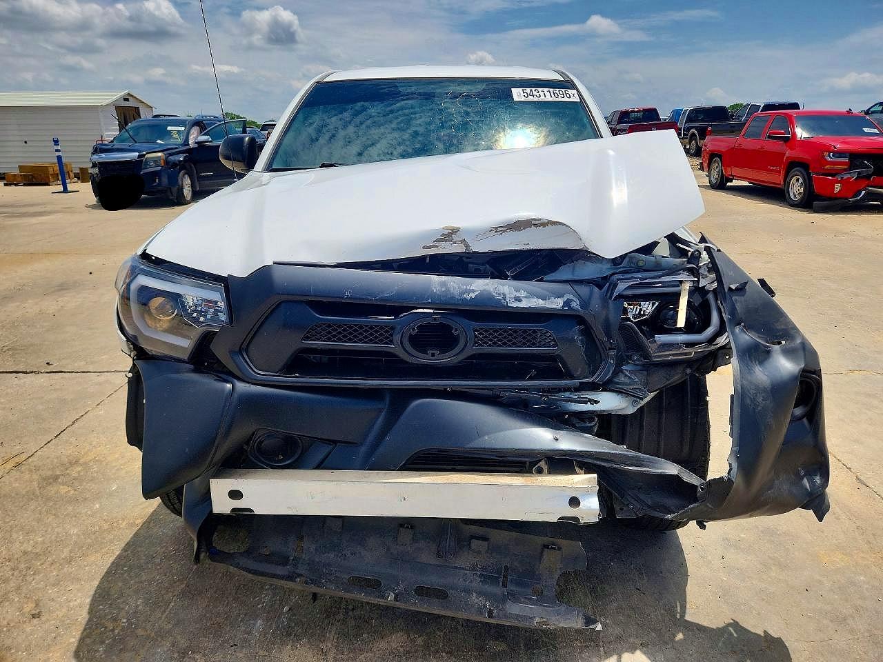 2012 Toyota Tacoma Prerunner Access Cab White vin: 5TFTX4GN2CX007772