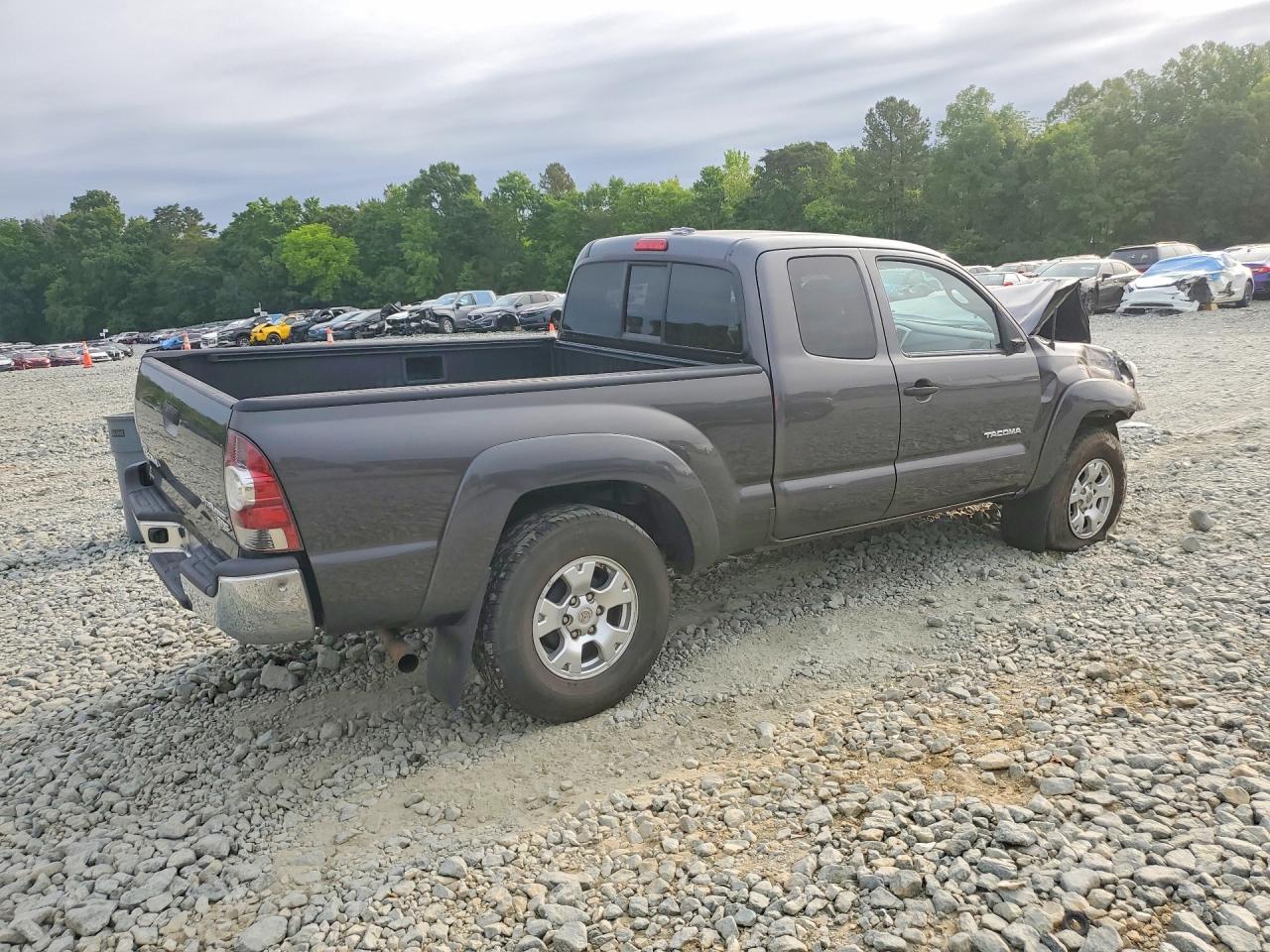 2012 Toyota Tacoma Prerunner Access Cab Charcoal vin: 5TFTX4GN2CX010512