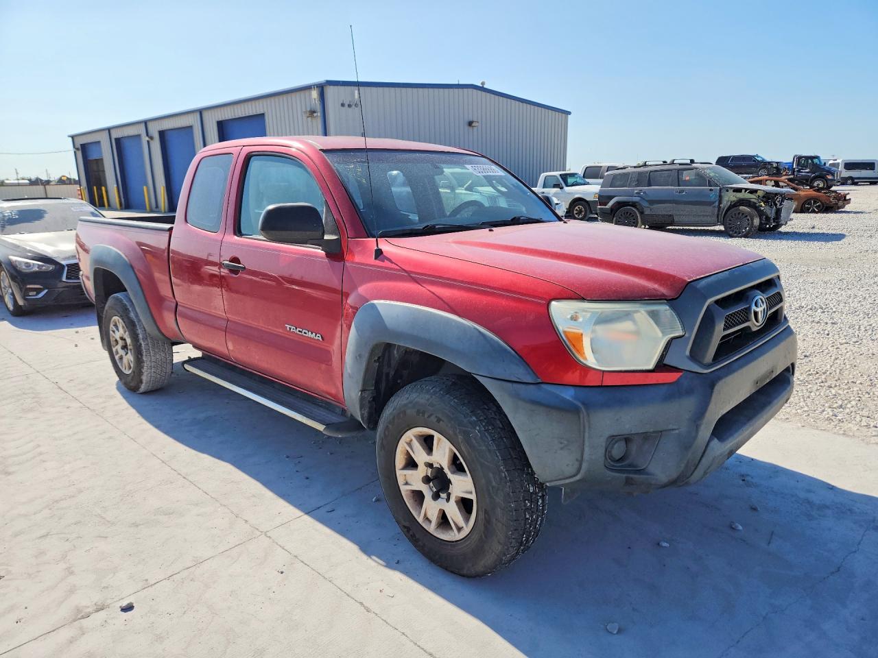 2013 Toyota Tacoma Prerunner Access Cab Красный vin: 5TFTX4GN3DX016031