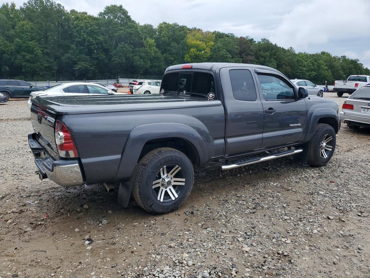 2013 Toyota Tacoma Prerunner Access Cab Gray vin: 5TFTX4GN3DX016823