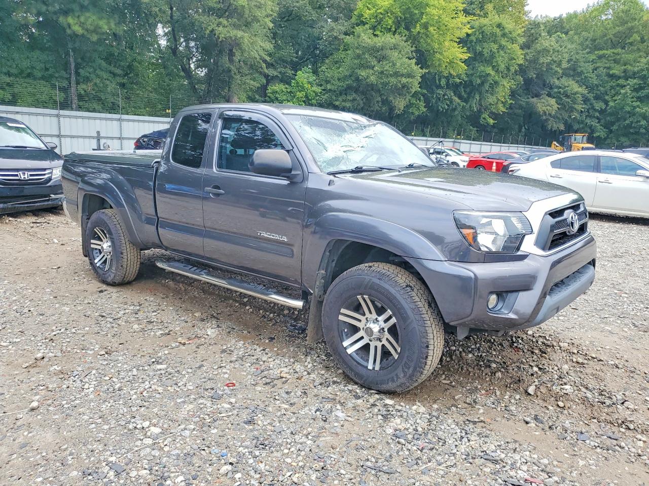2013 Toyota Tacoma Prerunner Access Cab Gray vin: 5TFTX4GN3DX016823