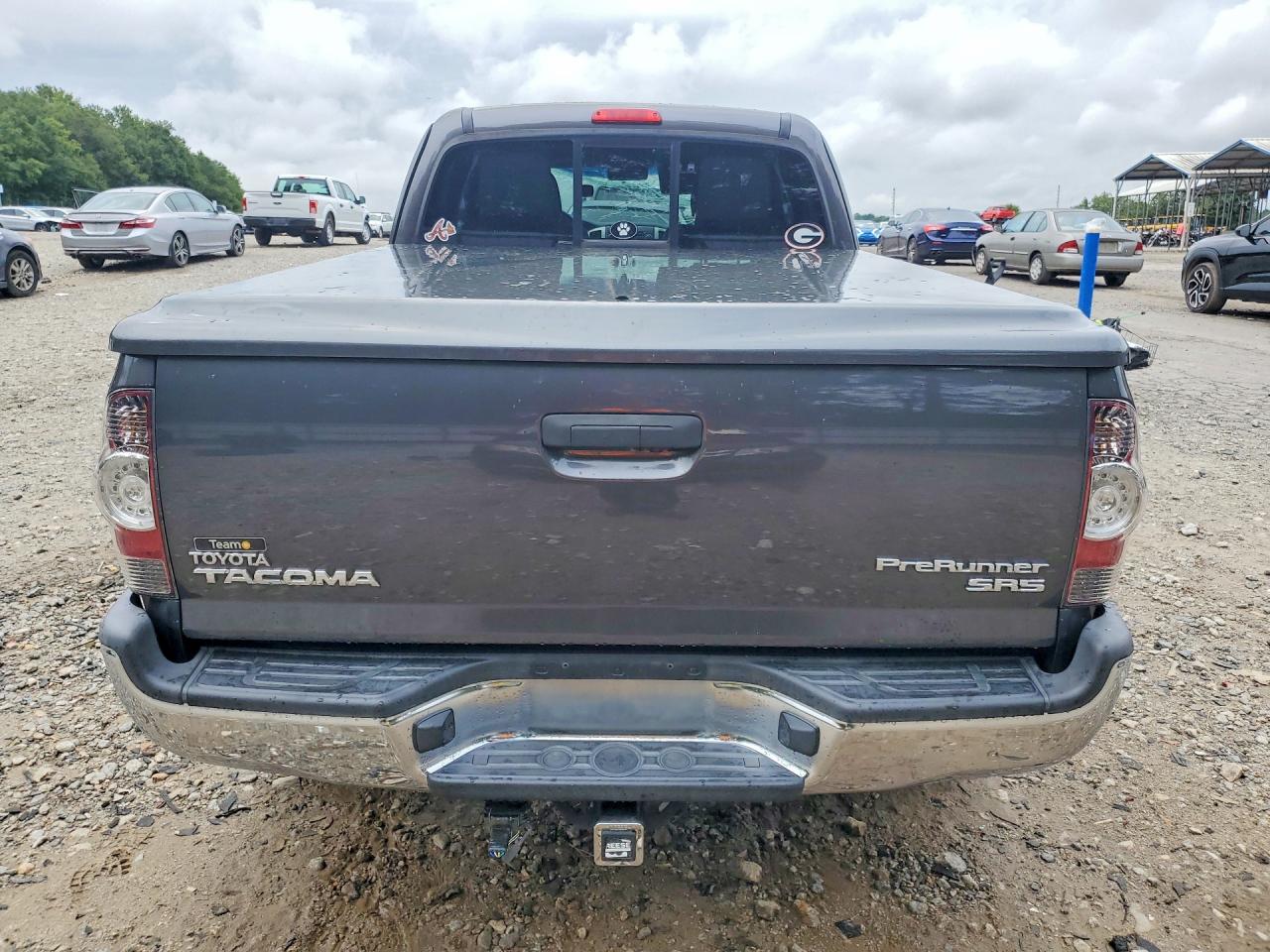 2013 Toyota Tacoma Prerunner Access Cab Gray vin: 5TFTX4GN3DX016823