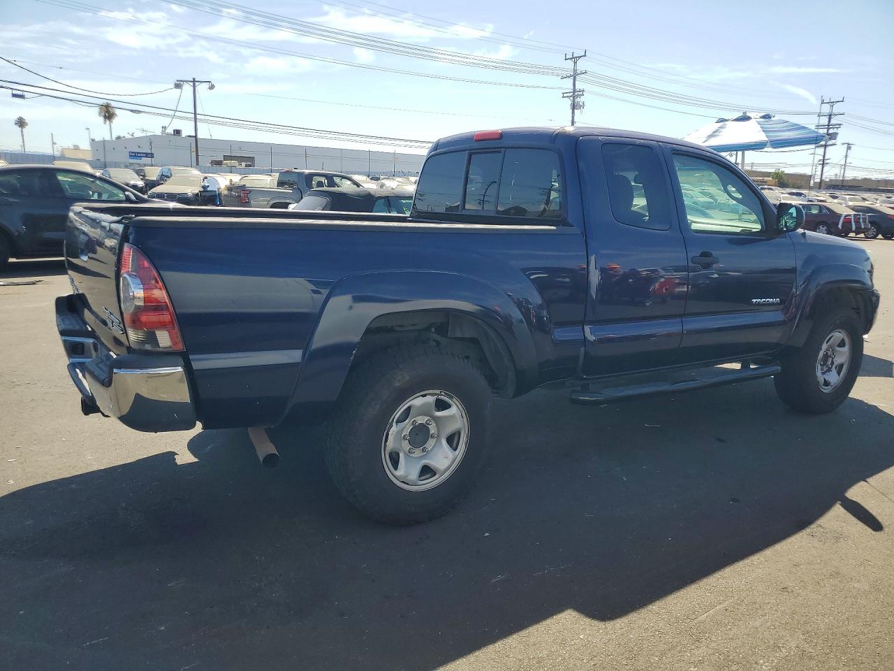 2013 Toyota Tacoma Prerunner Access Cab Blue vin: 5TFTX4GN4DX014563