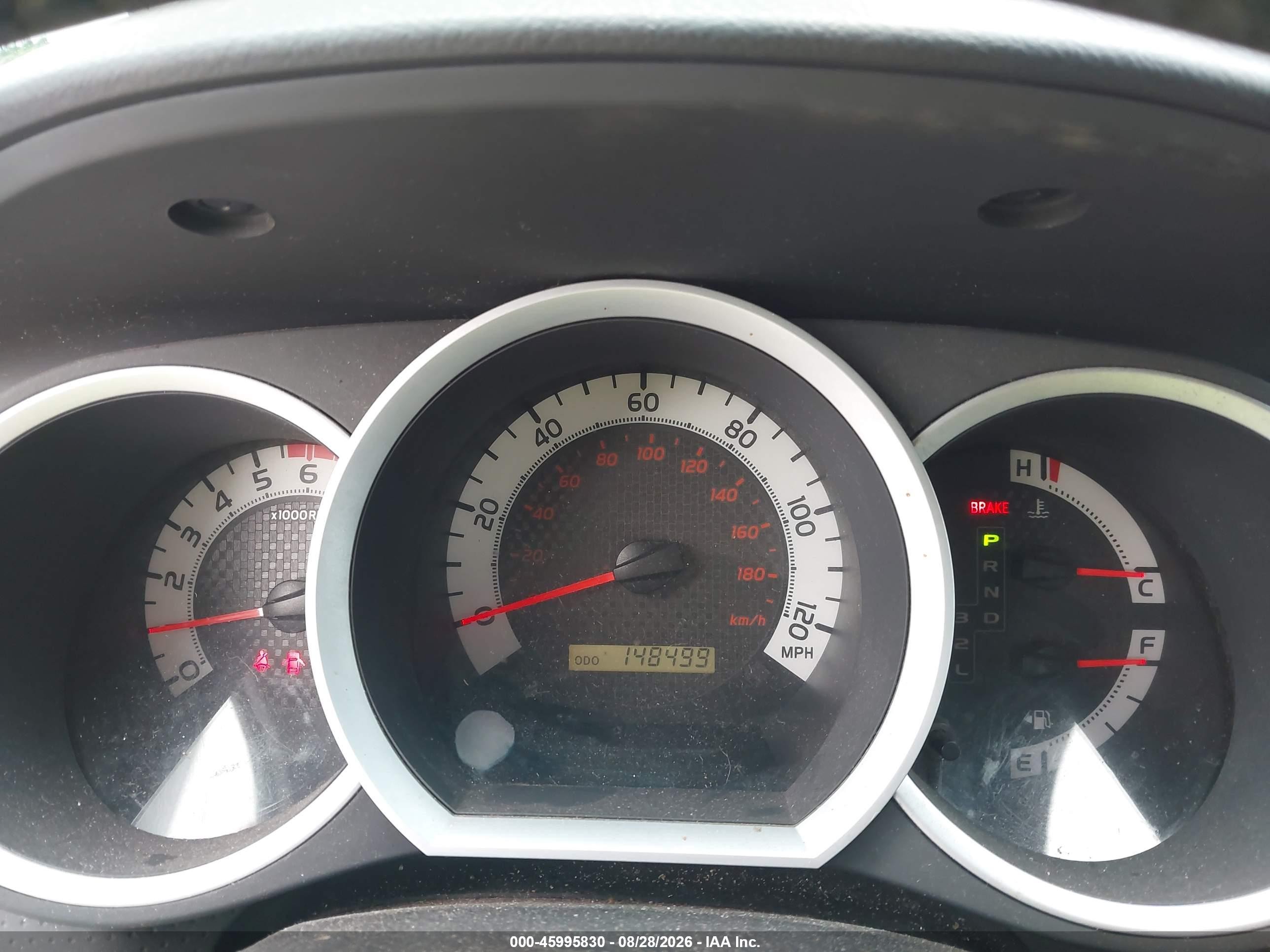 2013 Toyota Tacoma Prerunner Gray vin: 5TFTX4GN4DX021691