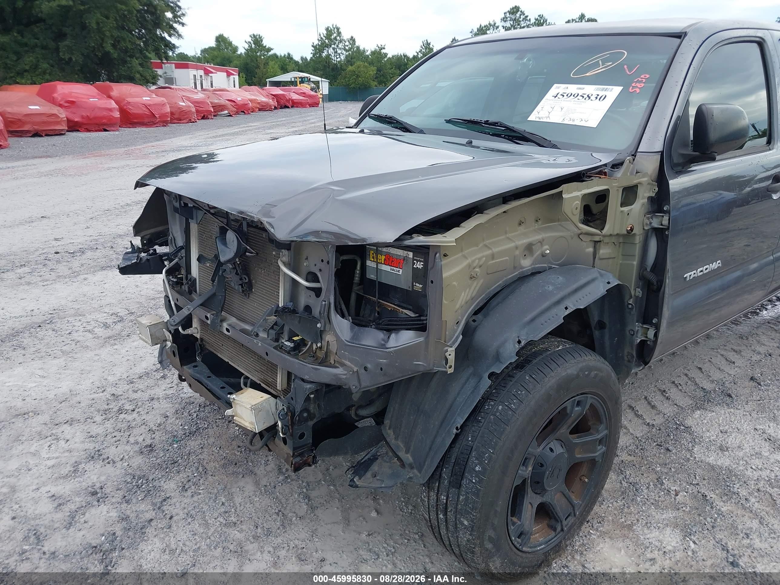 2013 Toyota Tacoma Prerunner Gray vin: 5TFTX4GN4DX021691