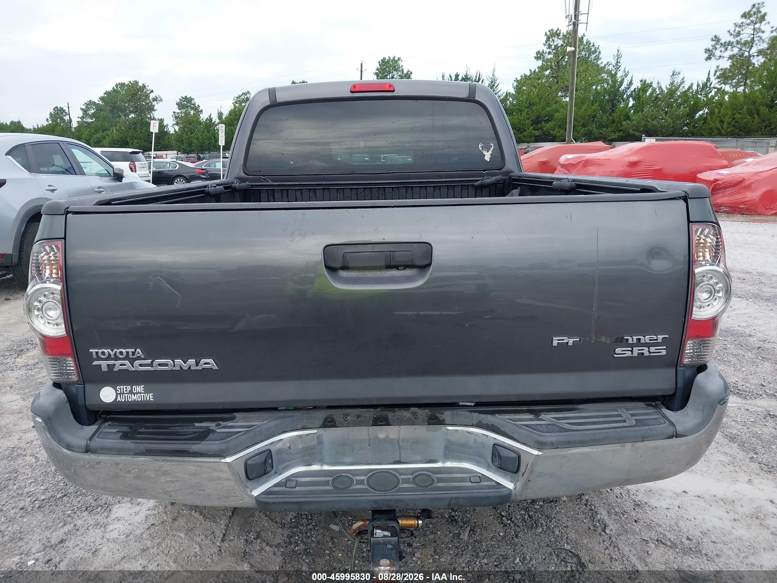 2013 Toyota Tacoma Prerunner Gray vin: 5TFTX4GN4DX021691
