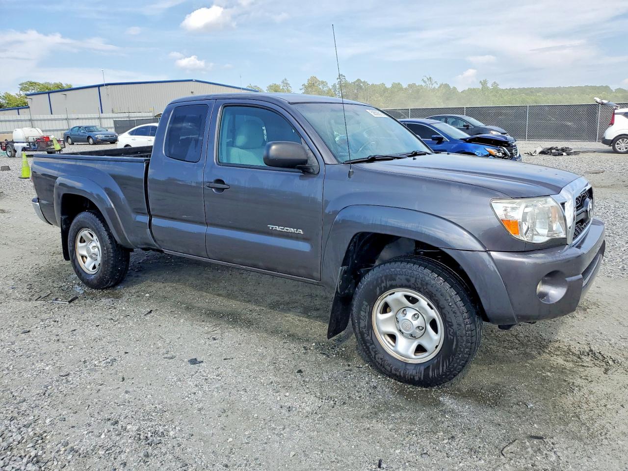 2011 Toyota Tacoma Prerunner Access Cab Серый vin: 5TFTX4GN5BX005531