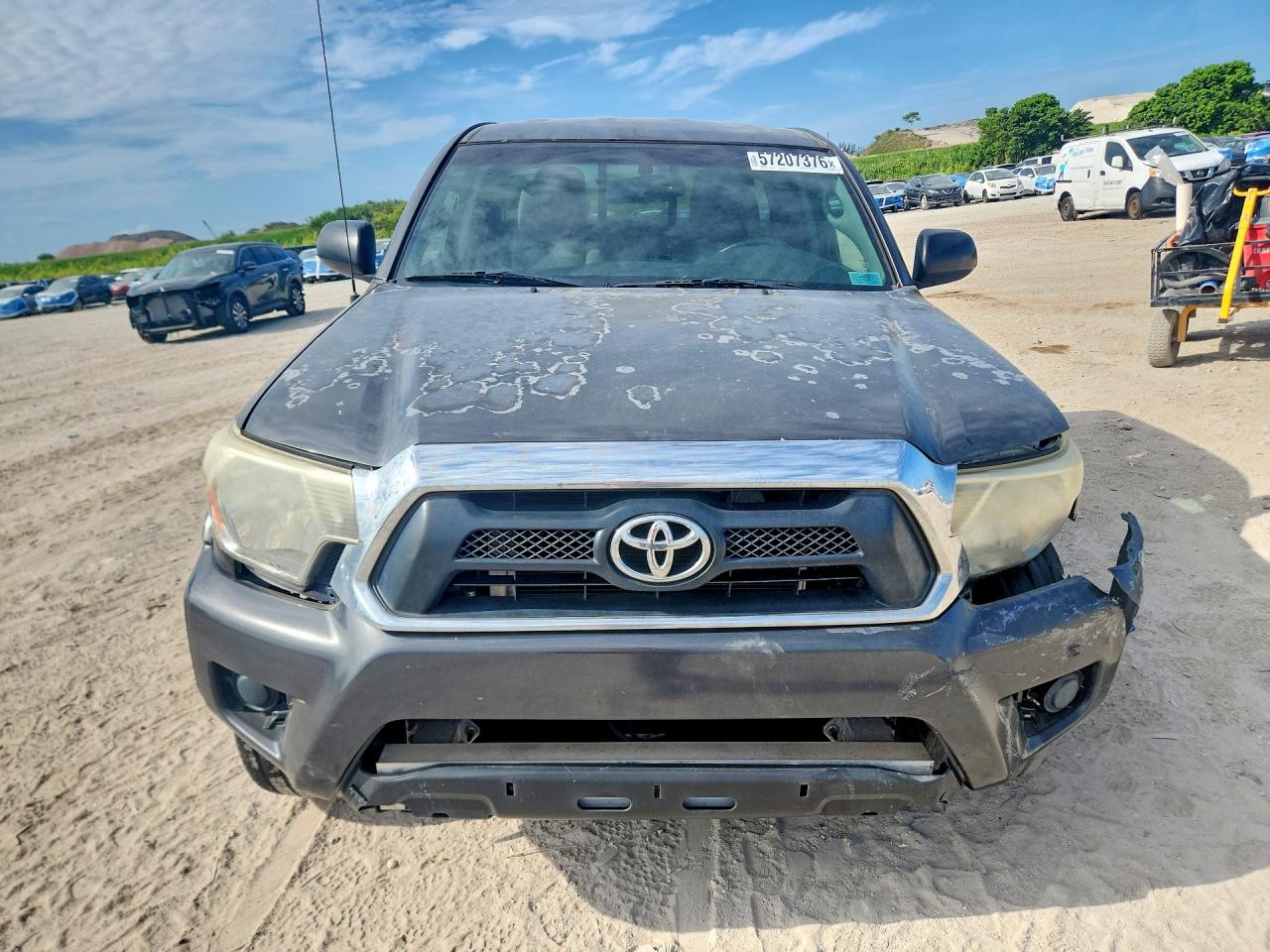2013 Toyota Tacoma Prerunner Access Cab Charcoal vin: 5TFTX4GN5DX016032