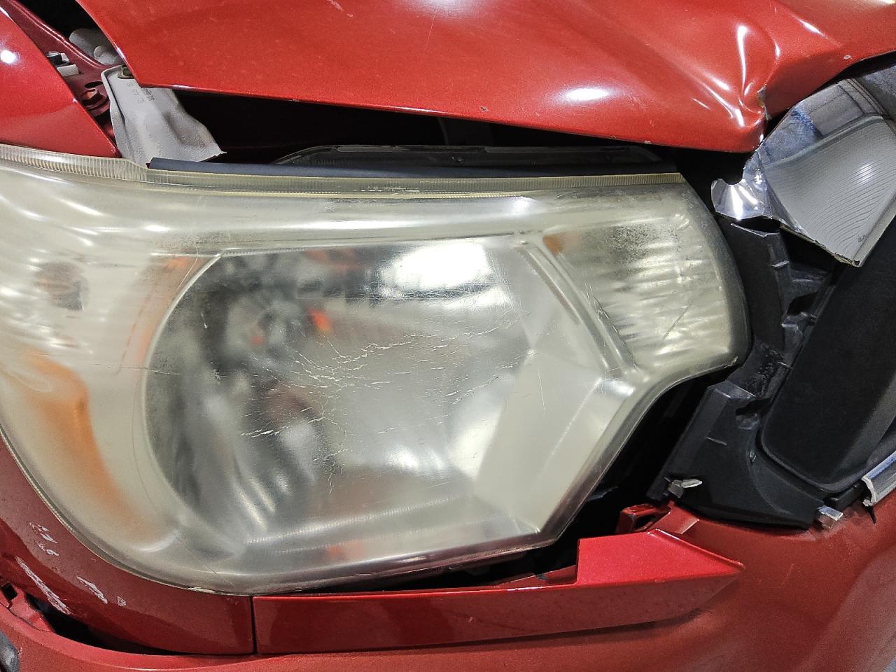 2013 Toyota Tacoma Prerunner Access Cab Red vin: 5TFTX4GN5DX021957 Damage: Right Head Lamp, Broken, Replacement Required