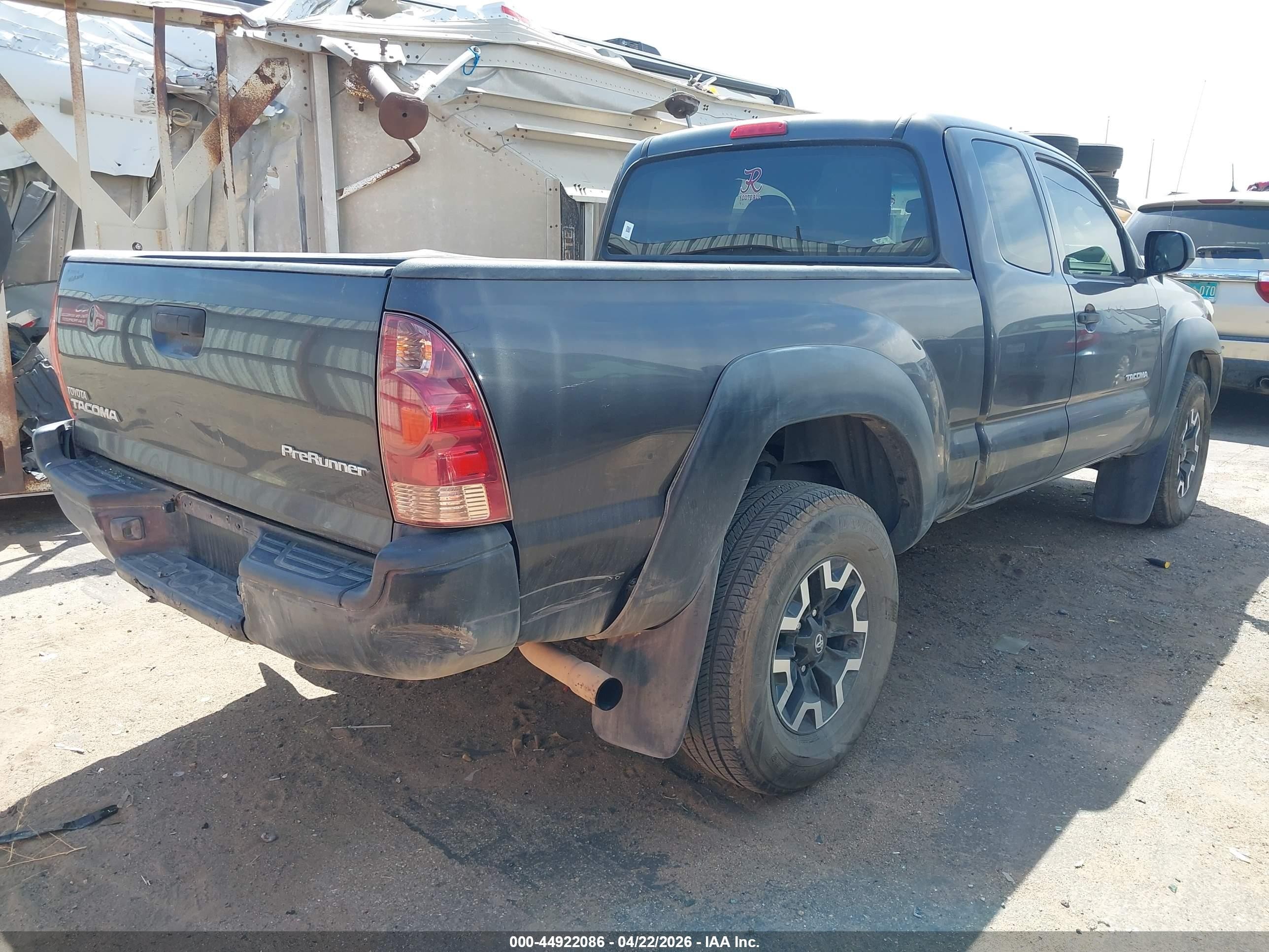 2012 Toyota Tacoma Prerunner Серый vin: 5TFTX4GN6CX007614