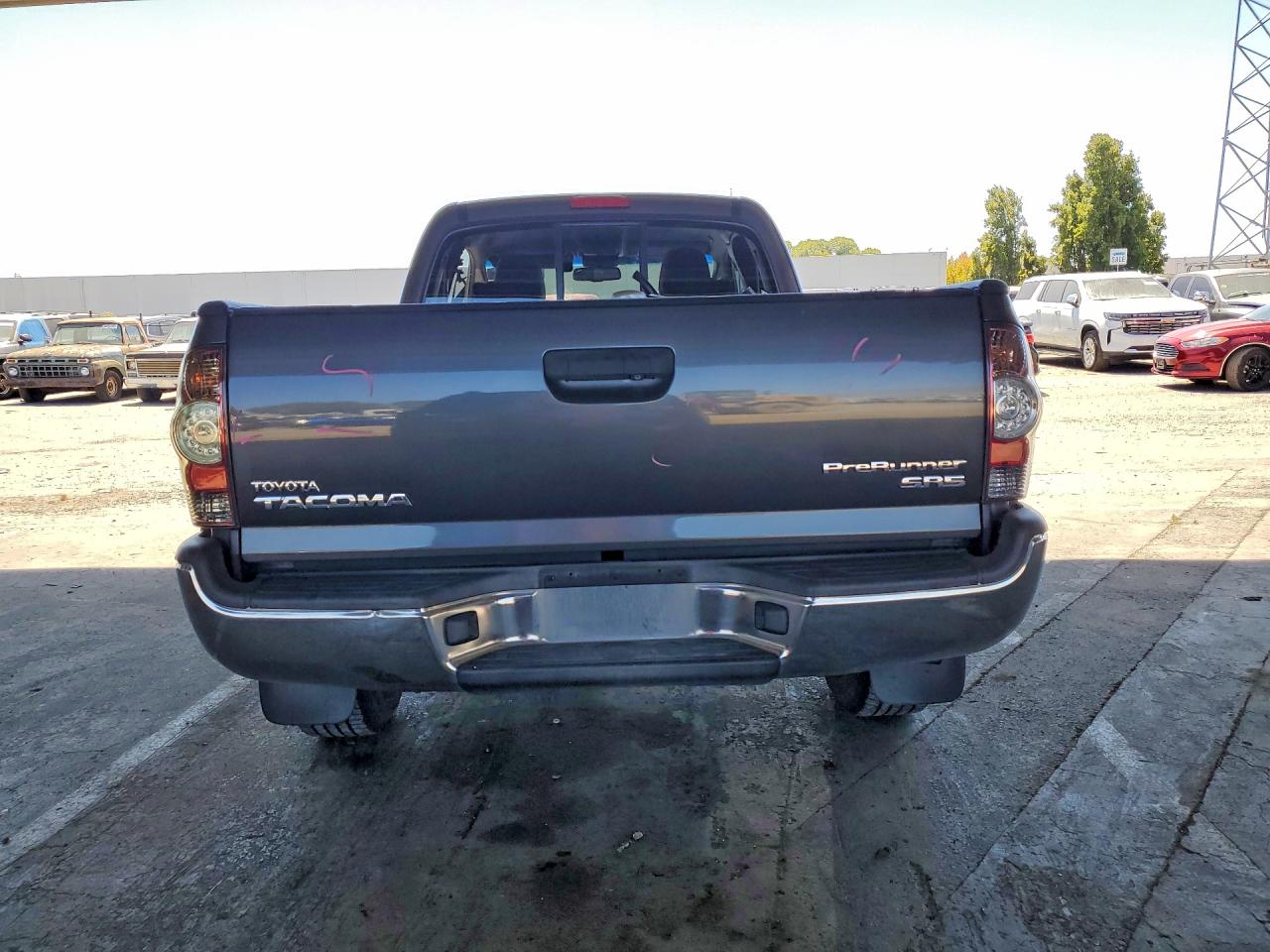 2013 Toyota Tacoma Prerunner Access Cab Gray vin: 5TFTX4GN6DX021112