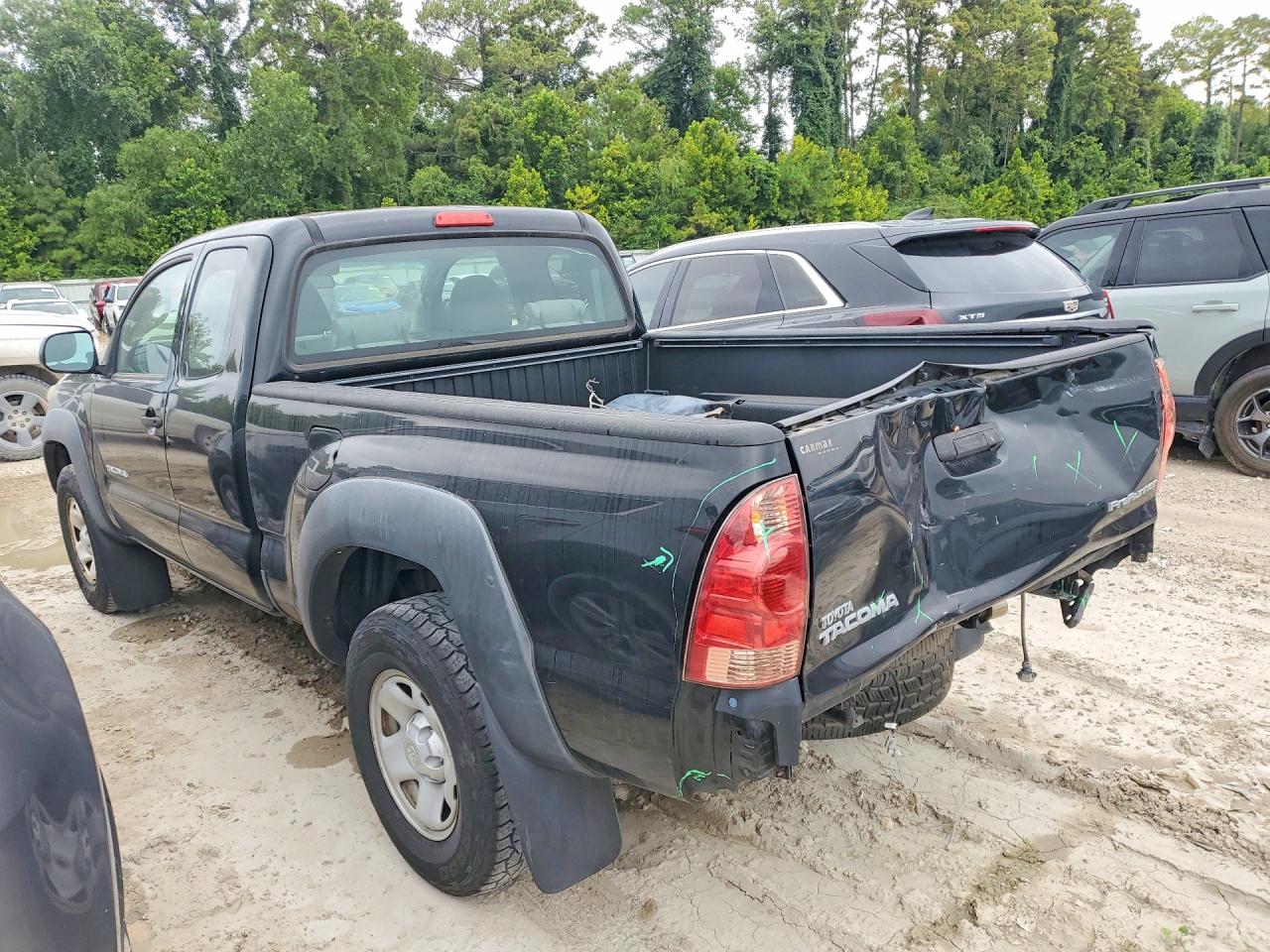 2015 Toyota Tacoma Prerunner Access Cab Black vin: 5TFTX4GN8FX044393