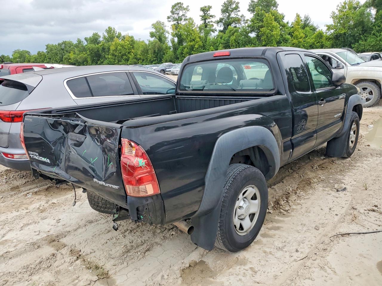 2015 Toyota Tacoma Prerunner Access Cab Black vin: 5TFTX4GN8FX044393