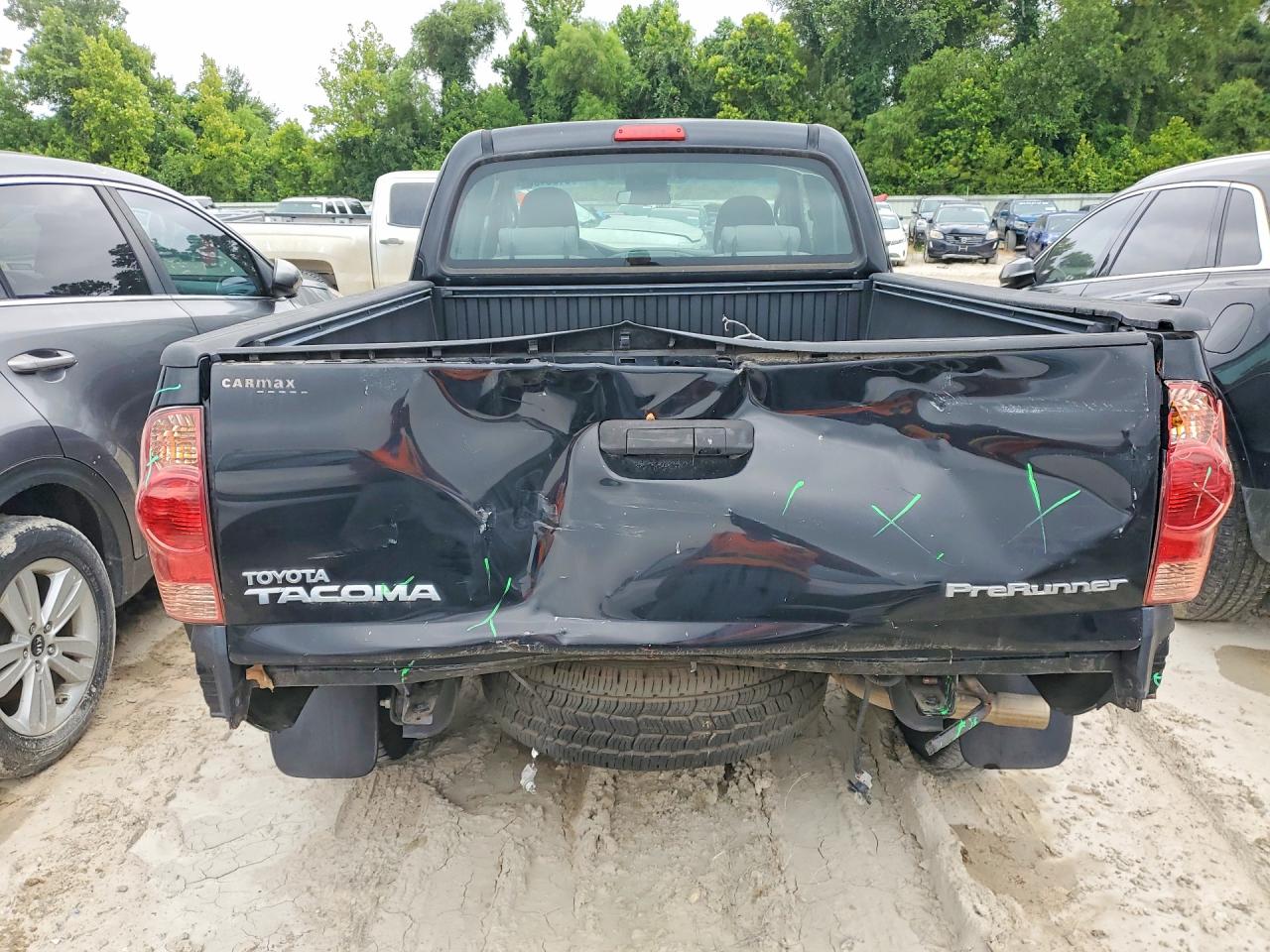 2015 Toyota Tacoma Prerunner Access Cab Black vin: 5TFTX4GN8FX044393