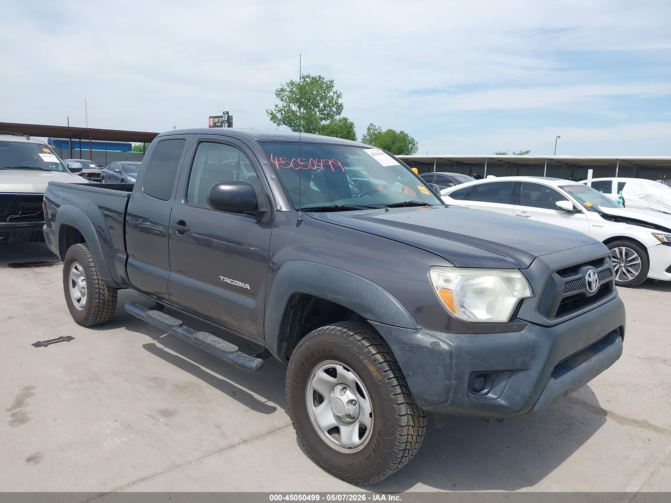 2014 Toyota Tacoma Prerunner Серый vin: 5TFTX4GN9EX029240