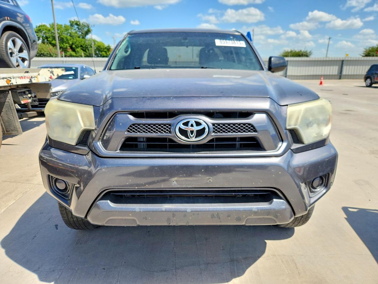 2014 Toyota Tacoma Prerunner Access Cab Gray vin: 5TFTX4GN9EX031652