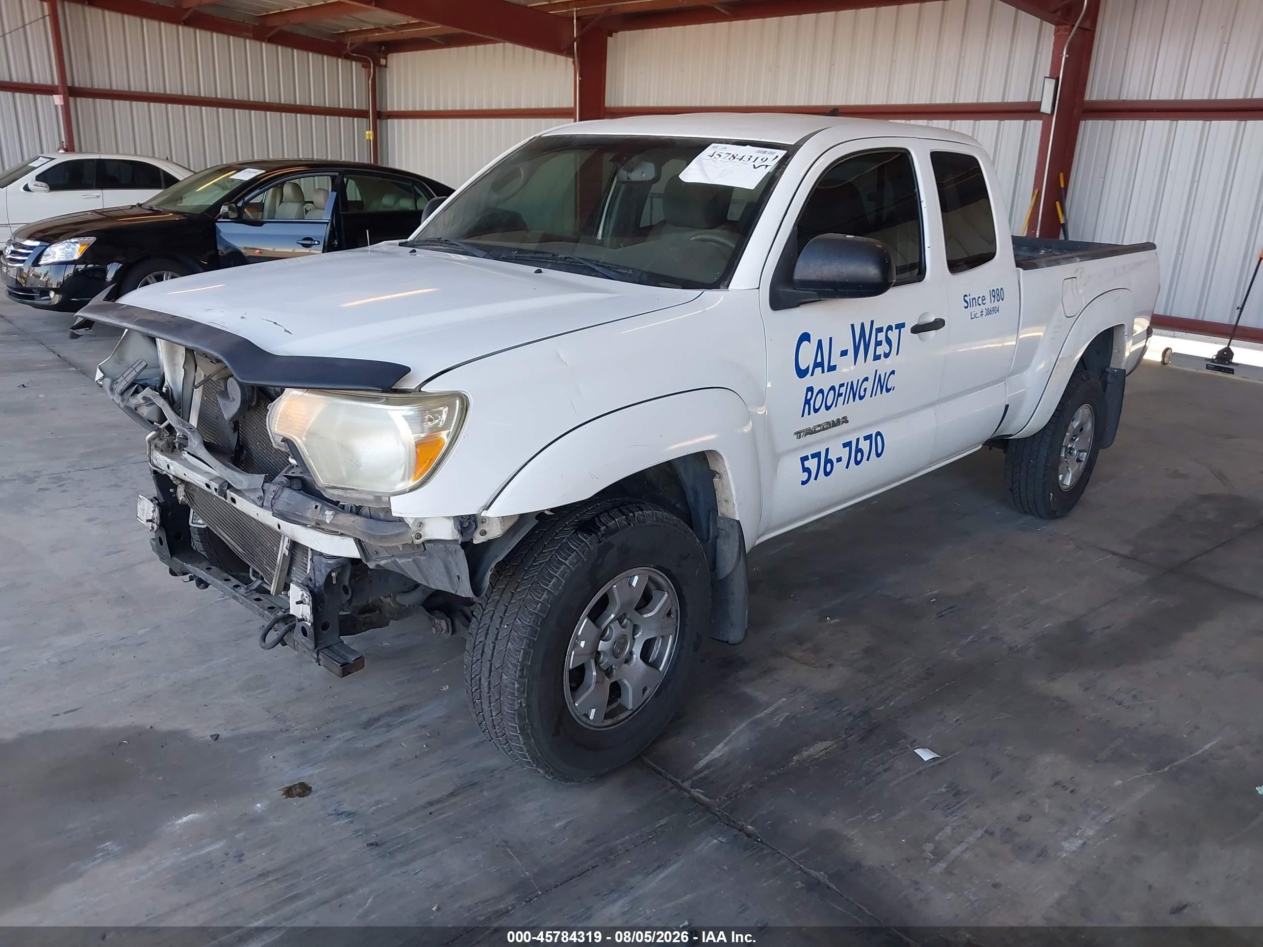 2012 Toyota Tacoma Prerunner Белый vin: 5TFTX4GNXCX014033