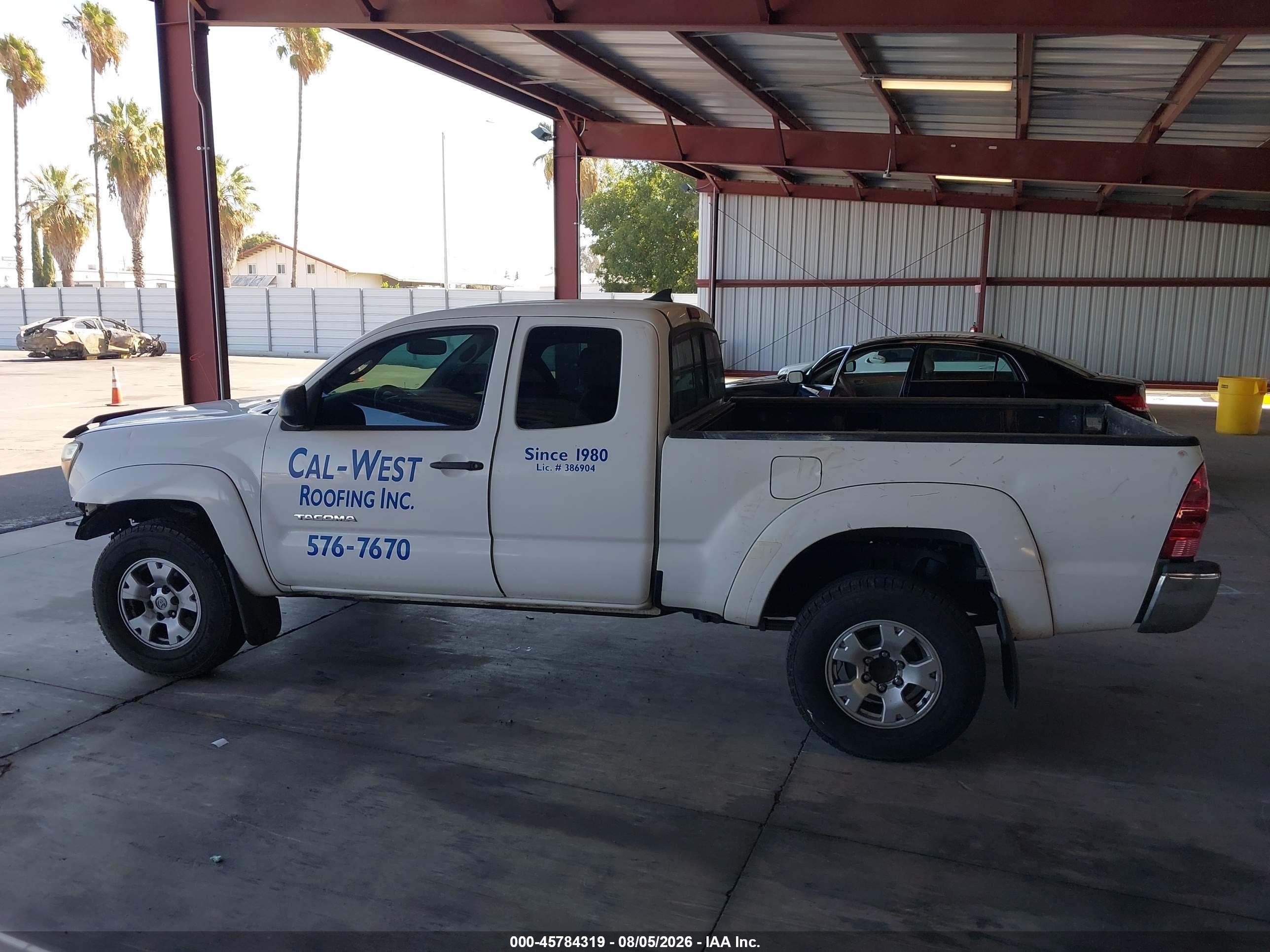 2012 Toyota Tacoma Prerunner Белый vin: 5TFTX4GNXCX014033