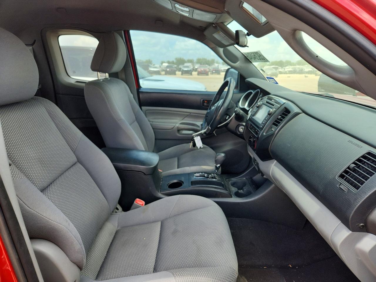 2013 Toyota Tacoma Prerunner Access Cab Red vin: 5TFTX4GNXDX020254