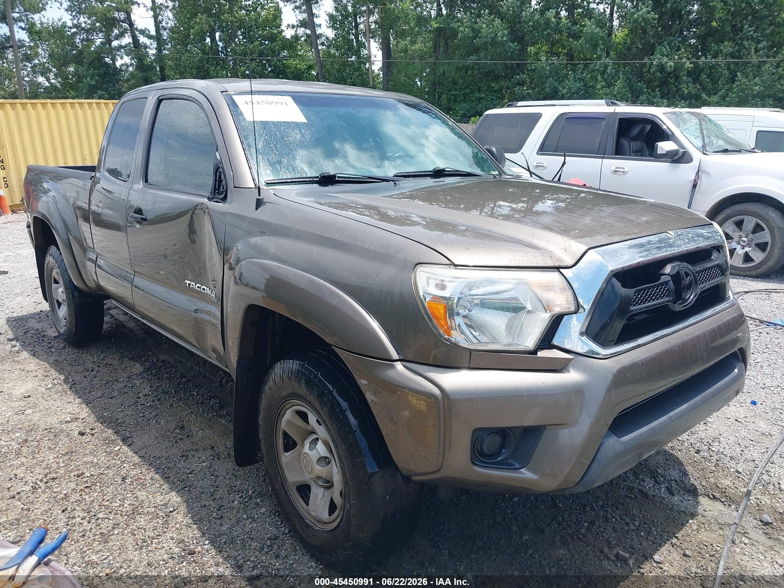 2013 Toyota Tacoma Prerunner Gray vin: 5TFTX4GNXDX020772