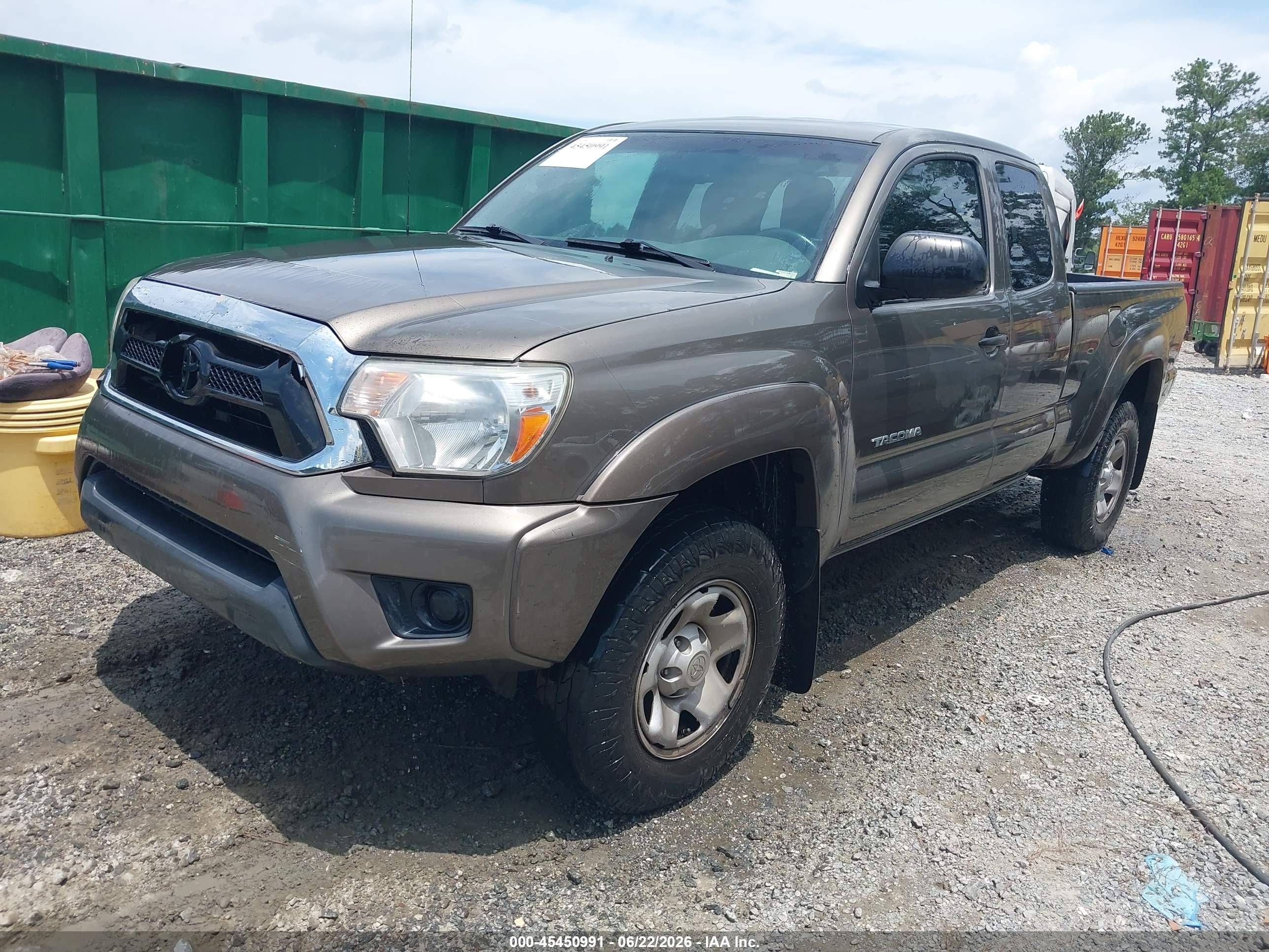 2013 Toyota Tacoma Prerunner Gray vin: 5TFTX4GNXDX020772