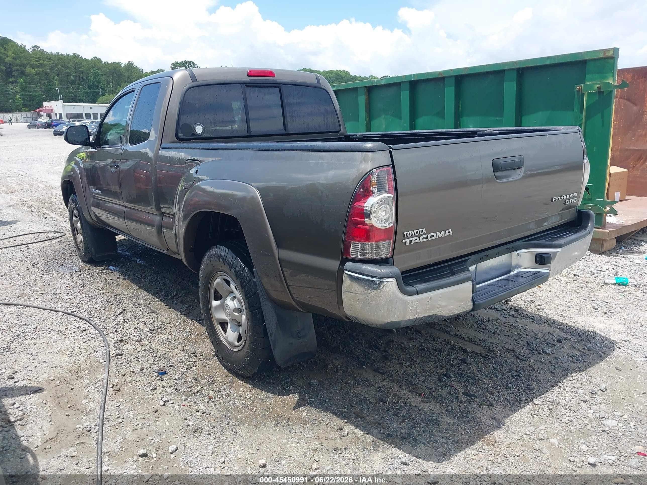 2013 Toyota Tacoma Prerunner Gray vin: 5TFTX4GNXDX020772