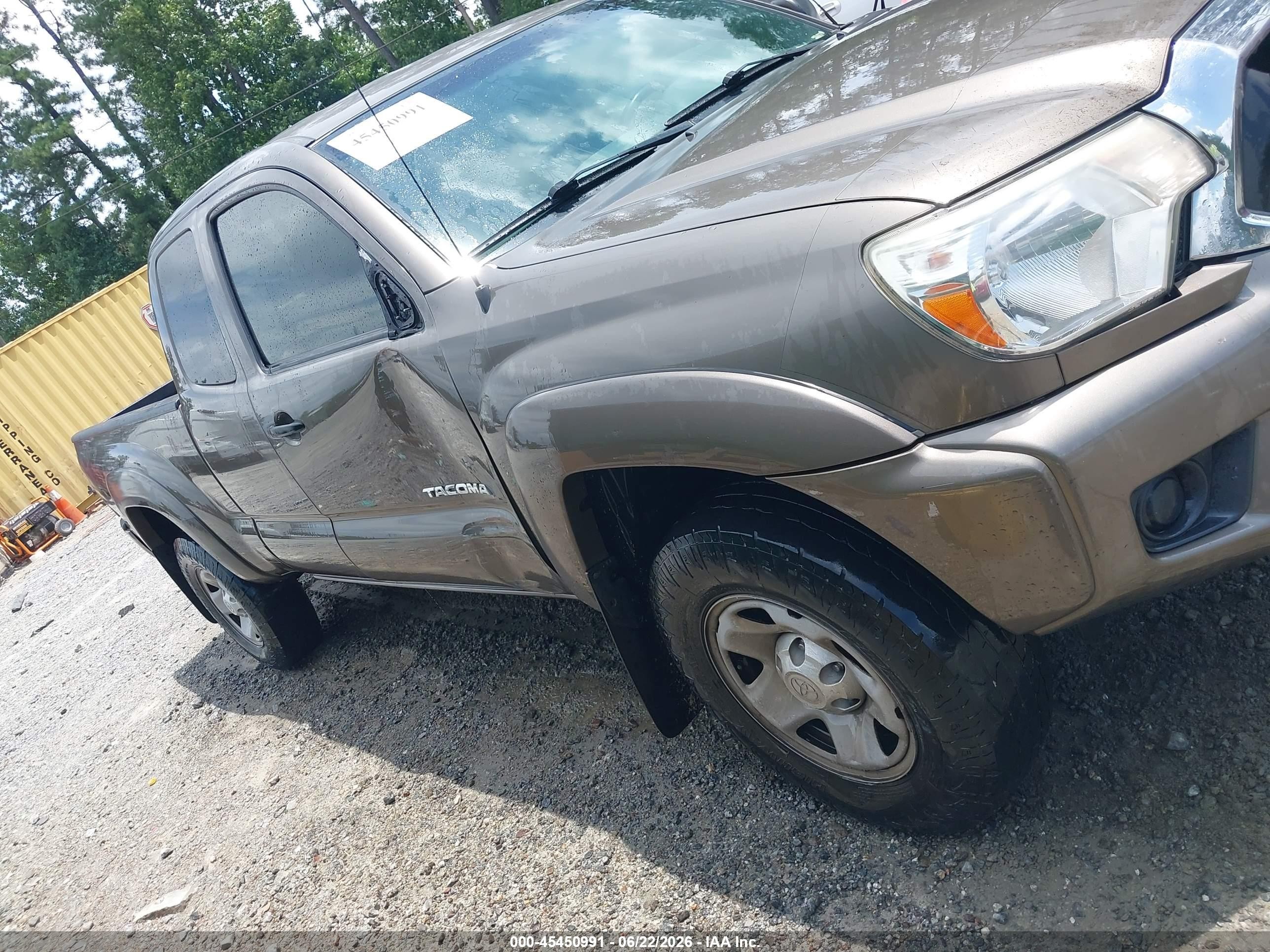 2013 Toyota Tacoma Prerunner Gray vin: 5TFTX4GNXDX020772