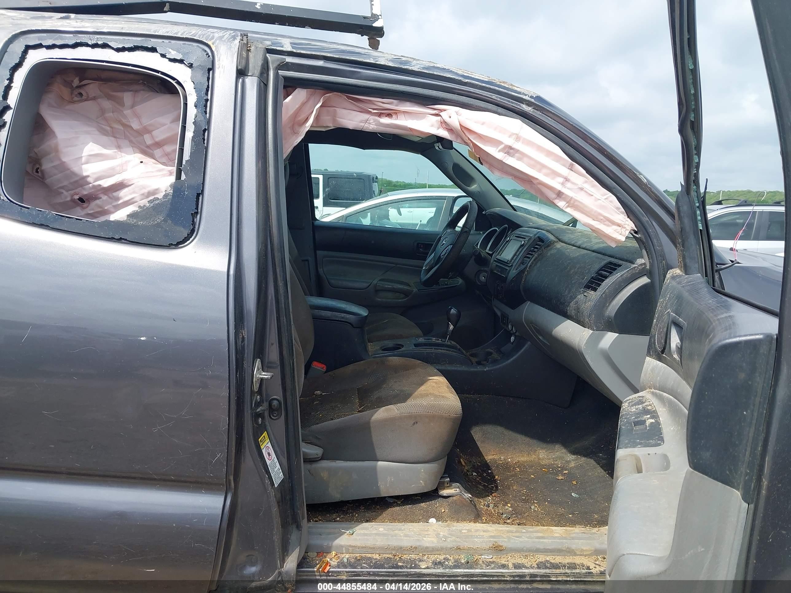 2015 Toyota Tacoma Prerunner Серый vin: 5TFTX4GNXFX045710