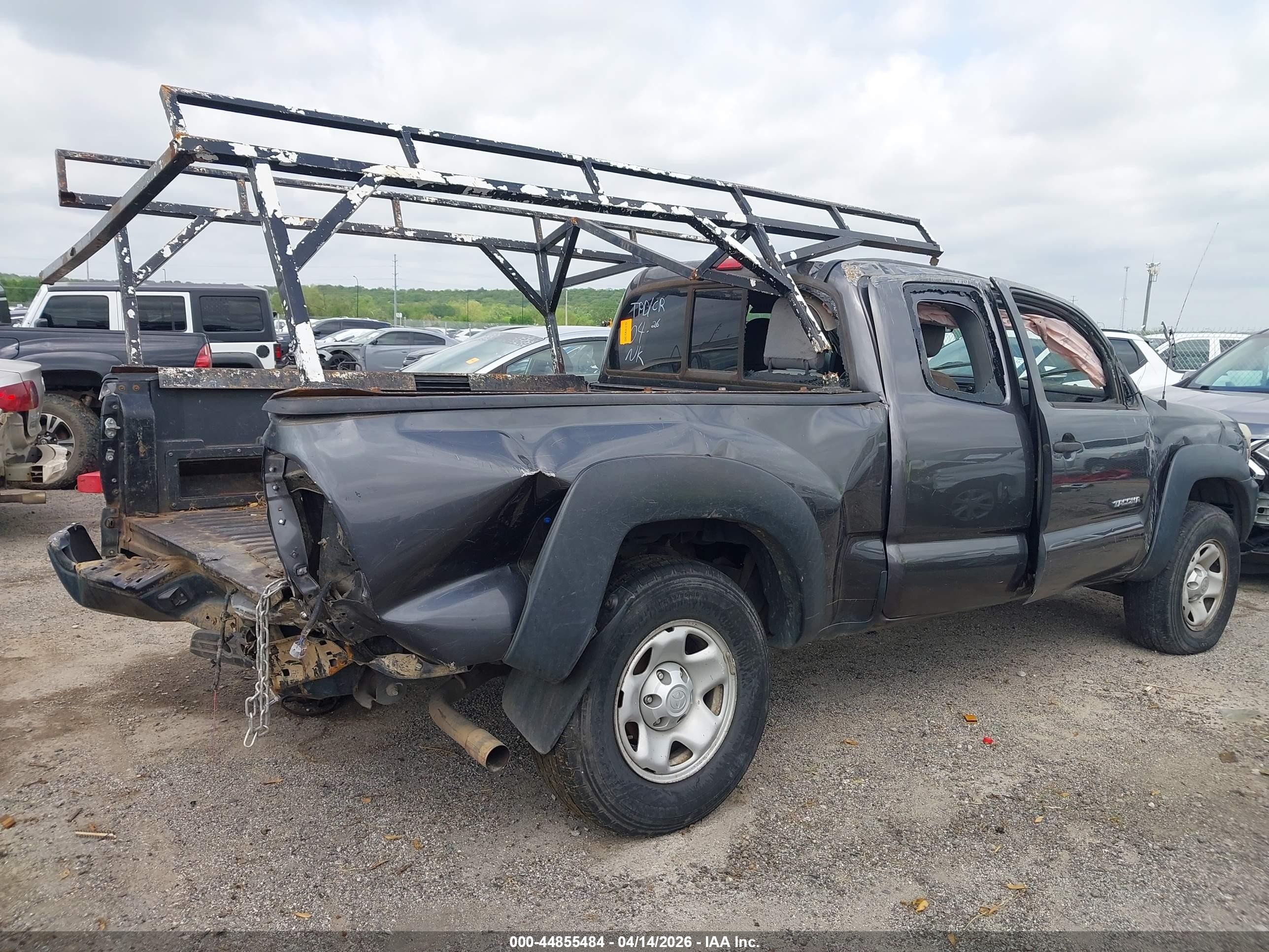 2015 Toyota Tacoma Prerunner Серый vin: 5TFTX4GNXFX045710