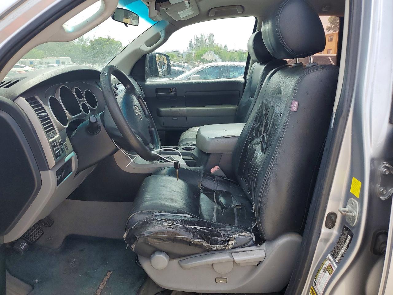 2010 Toyota Tundra Double Cab Sr5 Silver vin: 5TFTY5F16AX006977